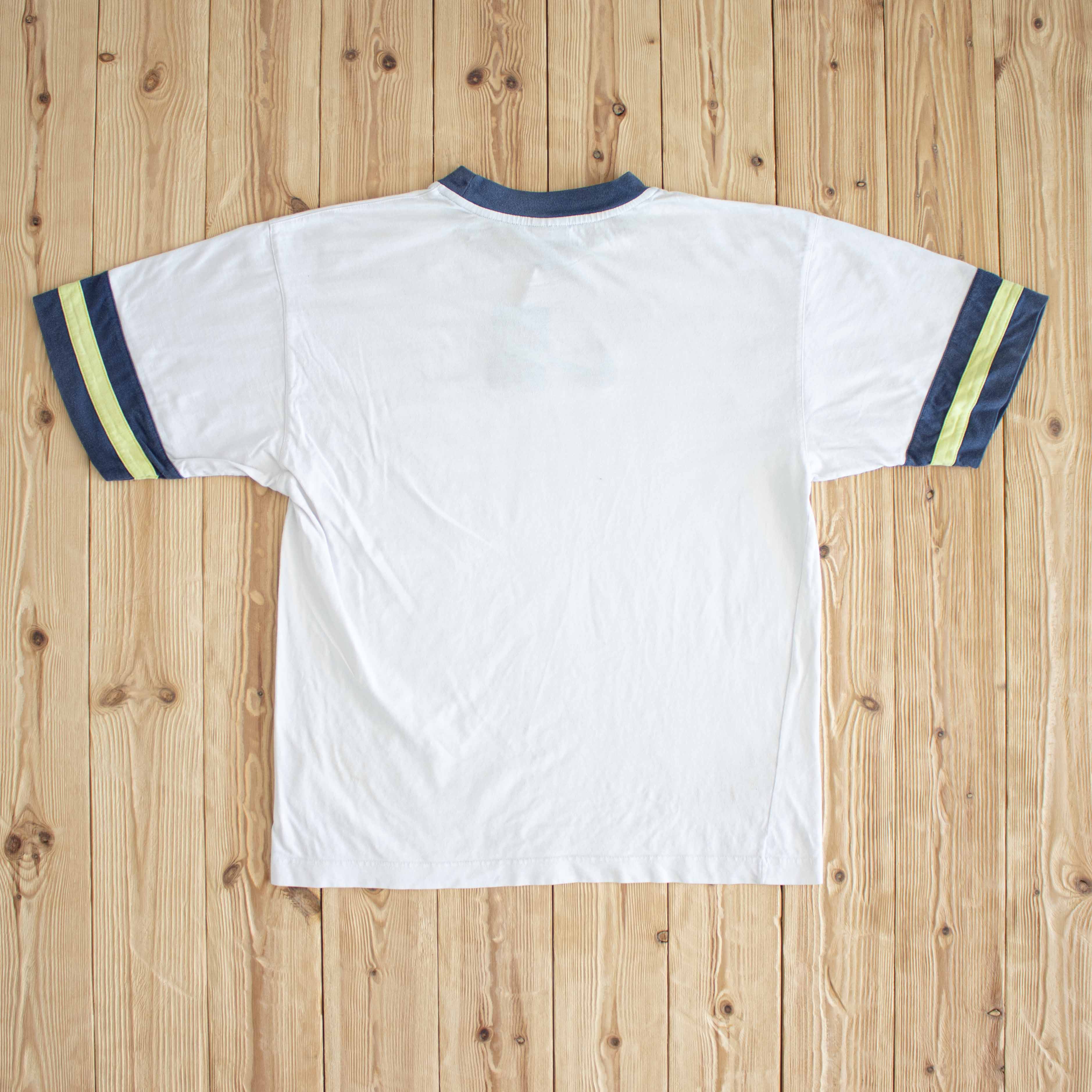 (M) Nike Swoosh Vintage Embroidered T-Shirt White