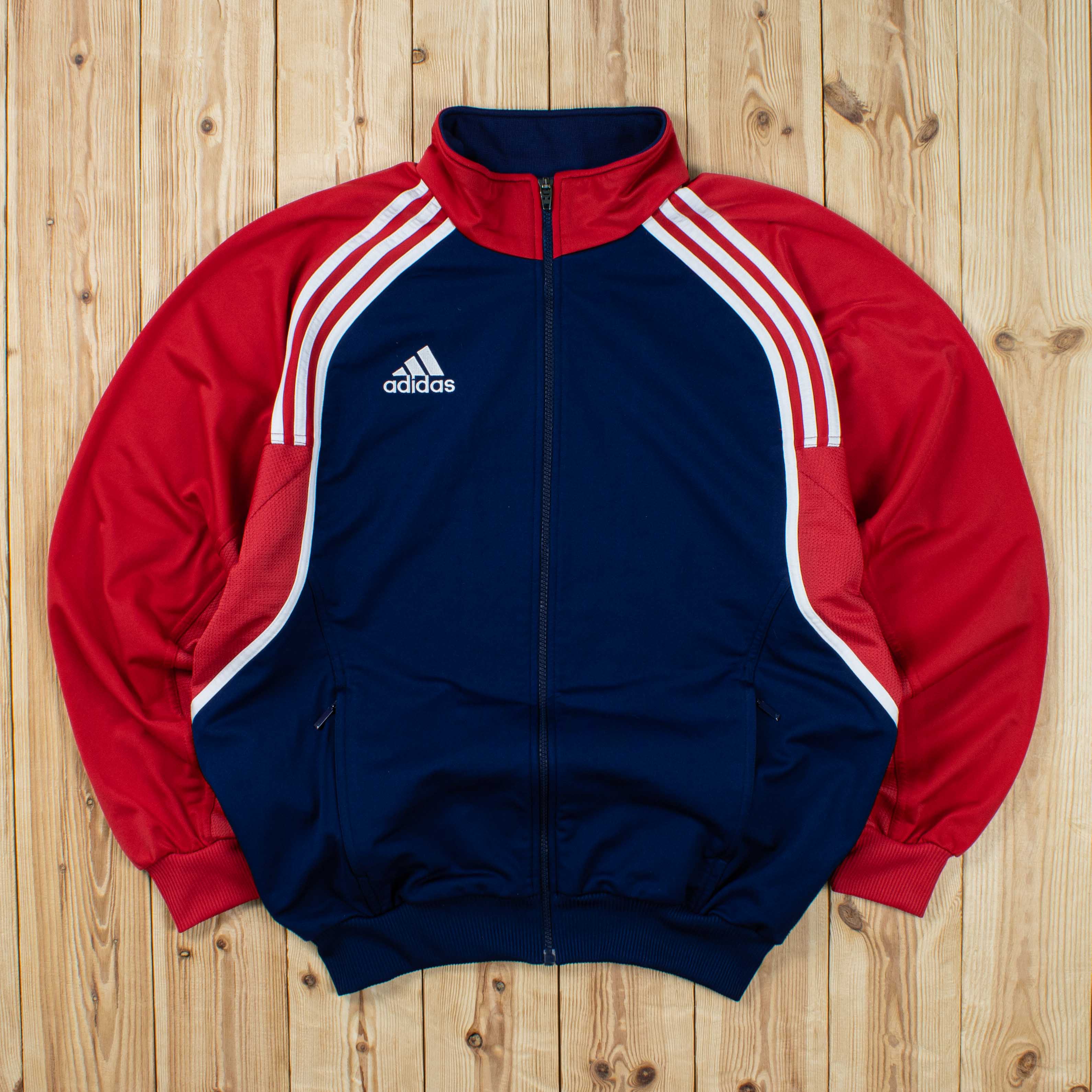 (L) Vintage Adidas Essential Embroidered Full-Zip