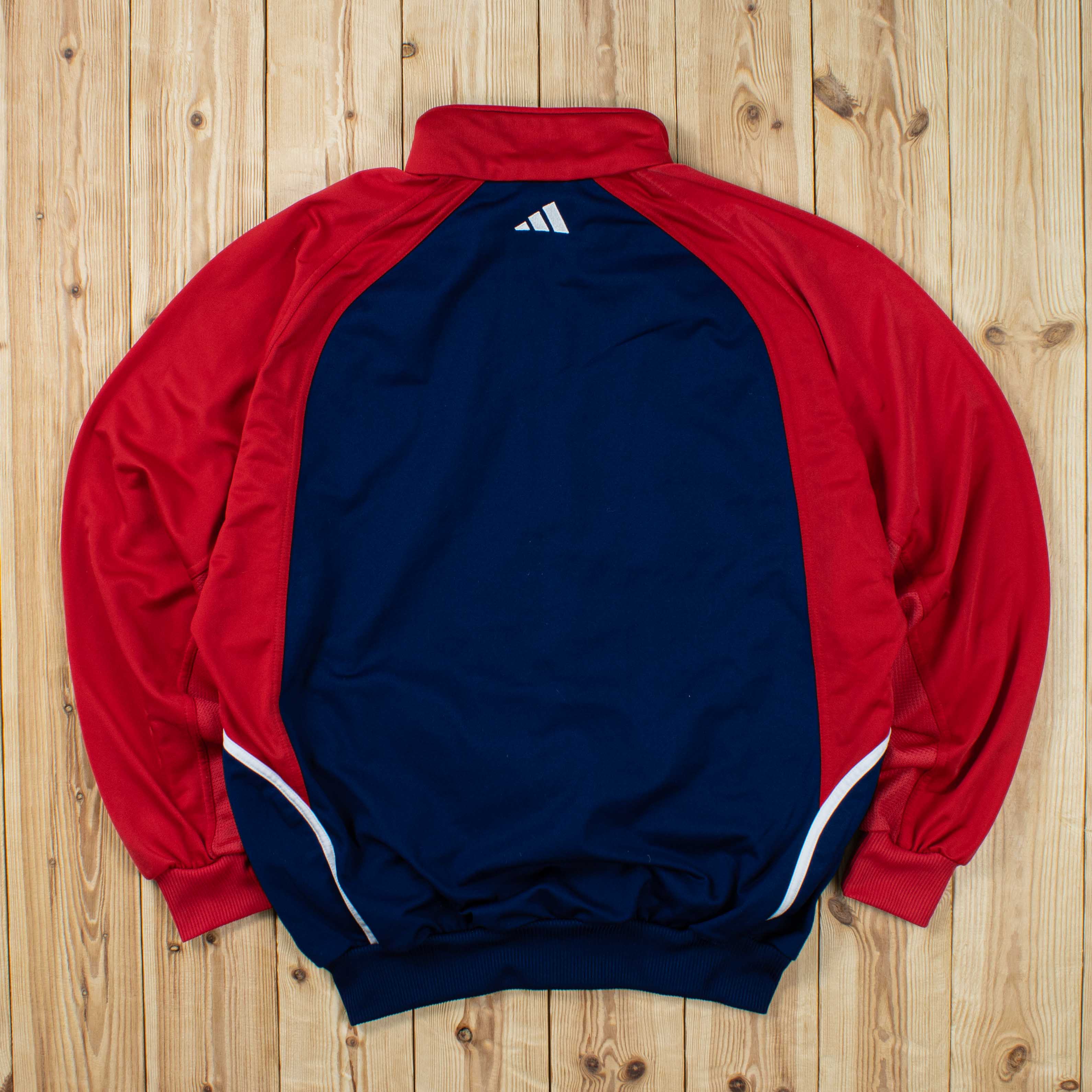 (L) Vintage Adidas Essential Embroidered Full-Zip