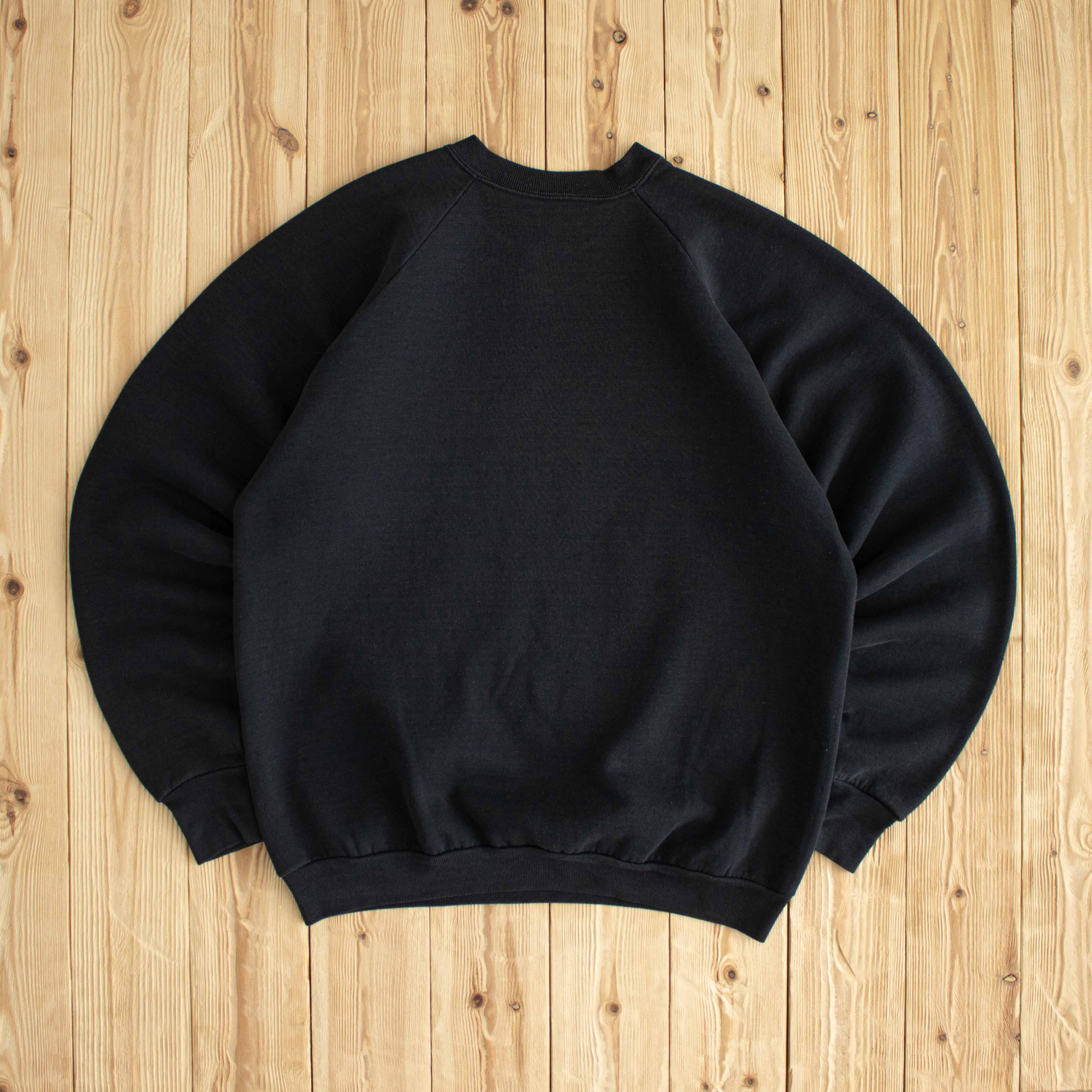 (L/XL) 1989 DC Comics Batman Vintage Sweatshirt Black