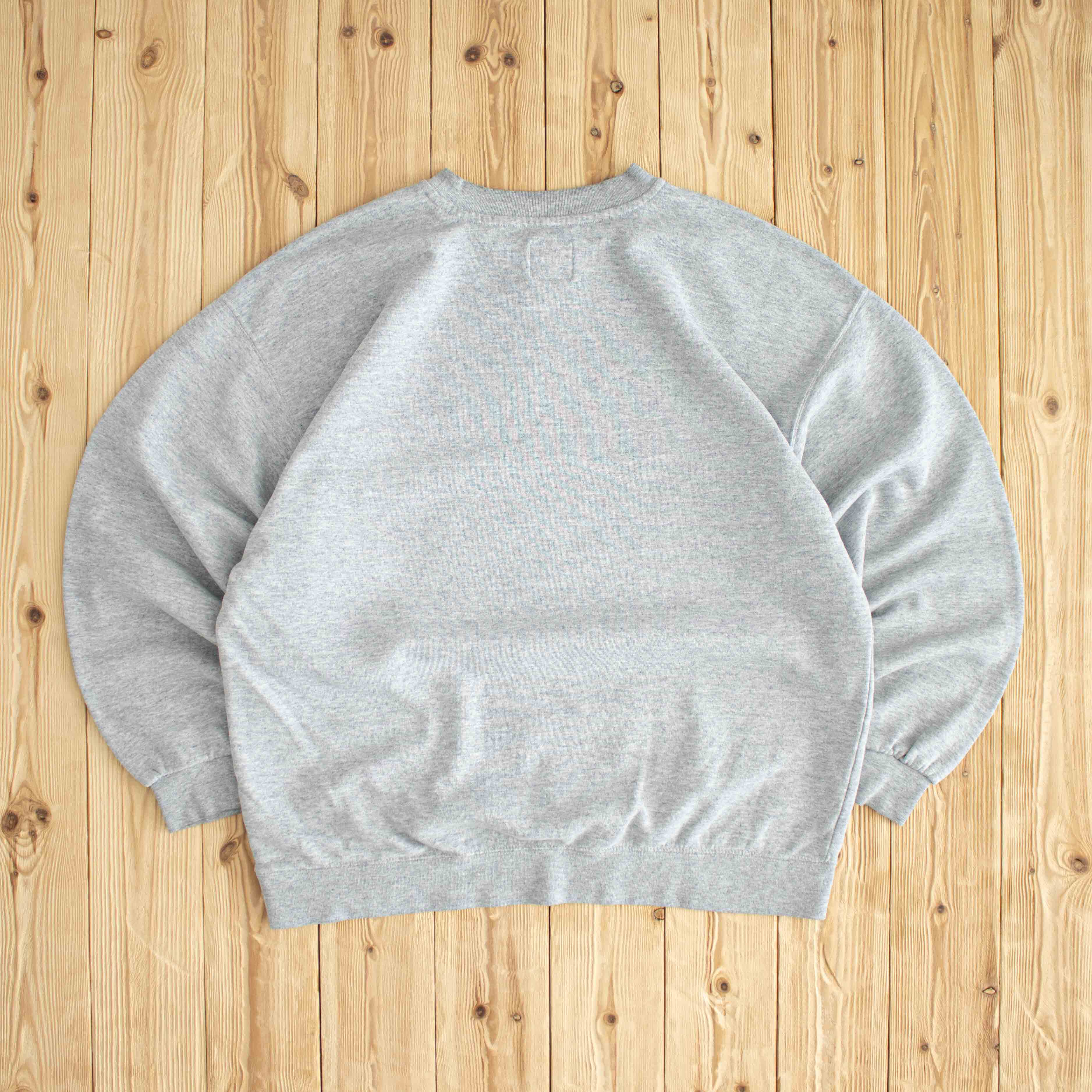 (XL) Nike Spell Out Vintage Embroidered Sweatshirt Gray