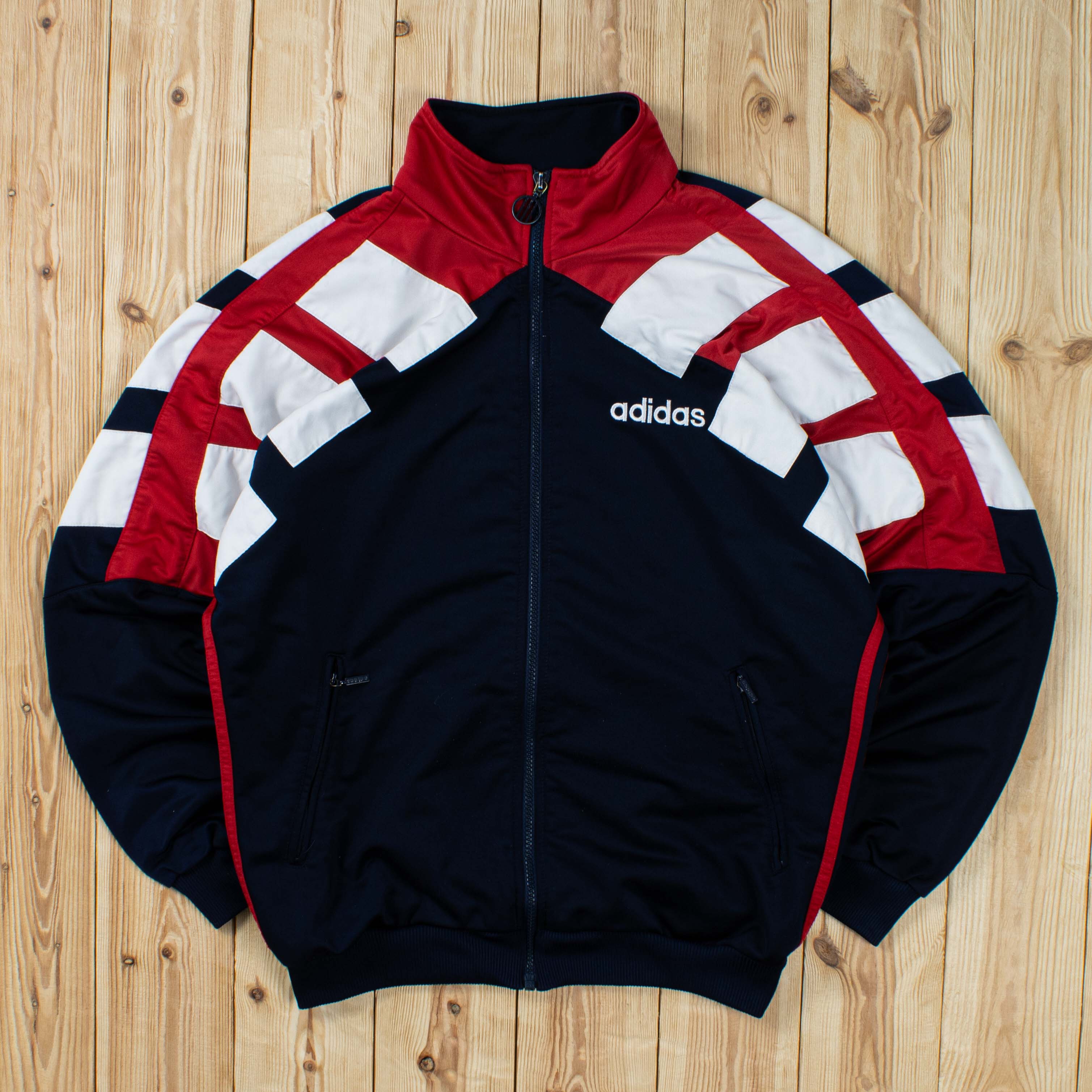(M) Vintage Adidas Embroidered Full-Zip