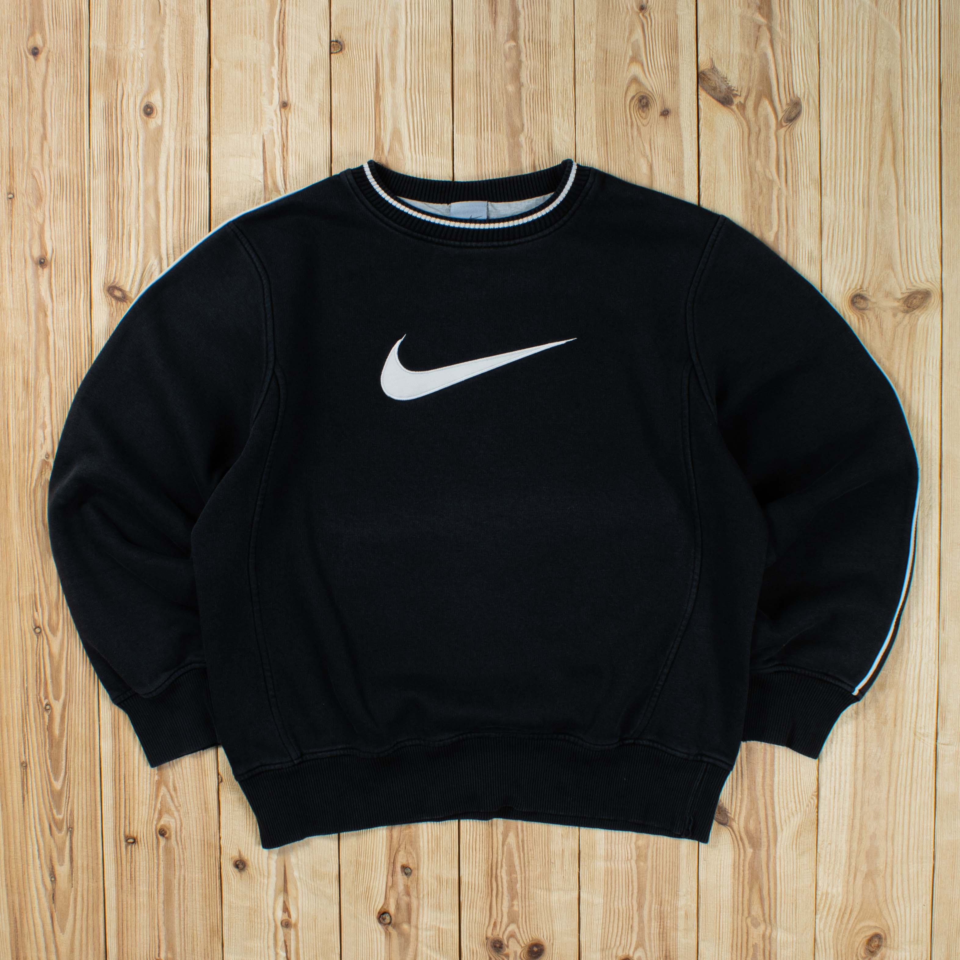 (S/M) Vintage Nike Swoosh Embroidered Sweatshirt