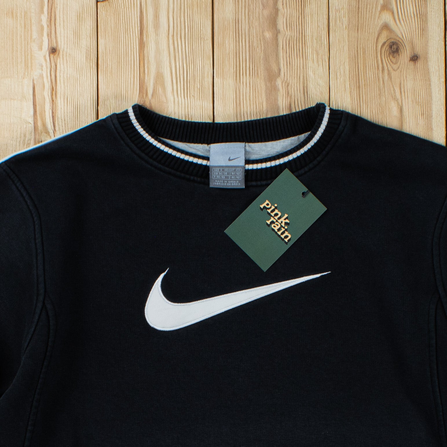 (S/M) Vintage Nike Swoosh Embroidered Sweatshirt