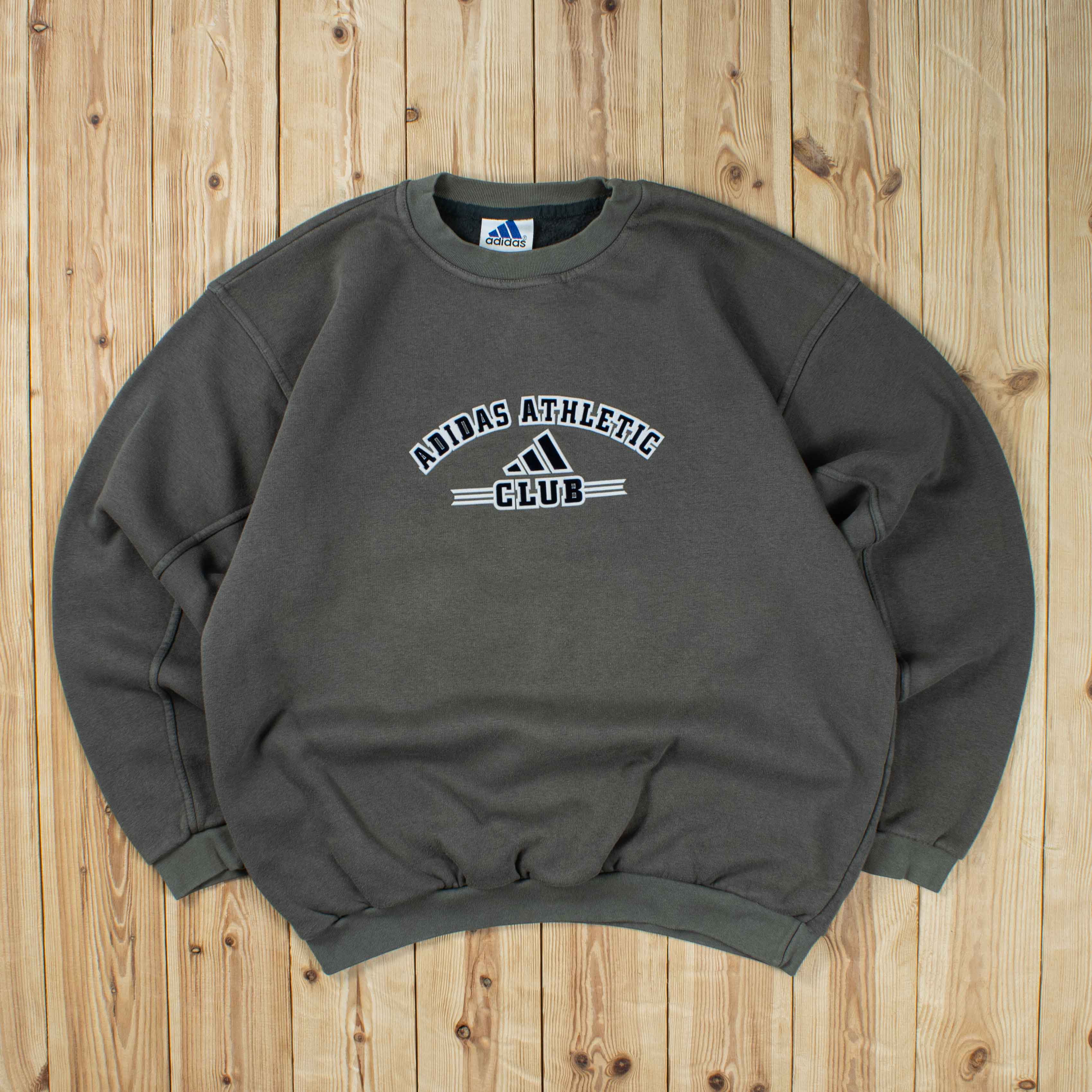 (L/XL) Vintage Adidas Athletic Club Sweatshirt