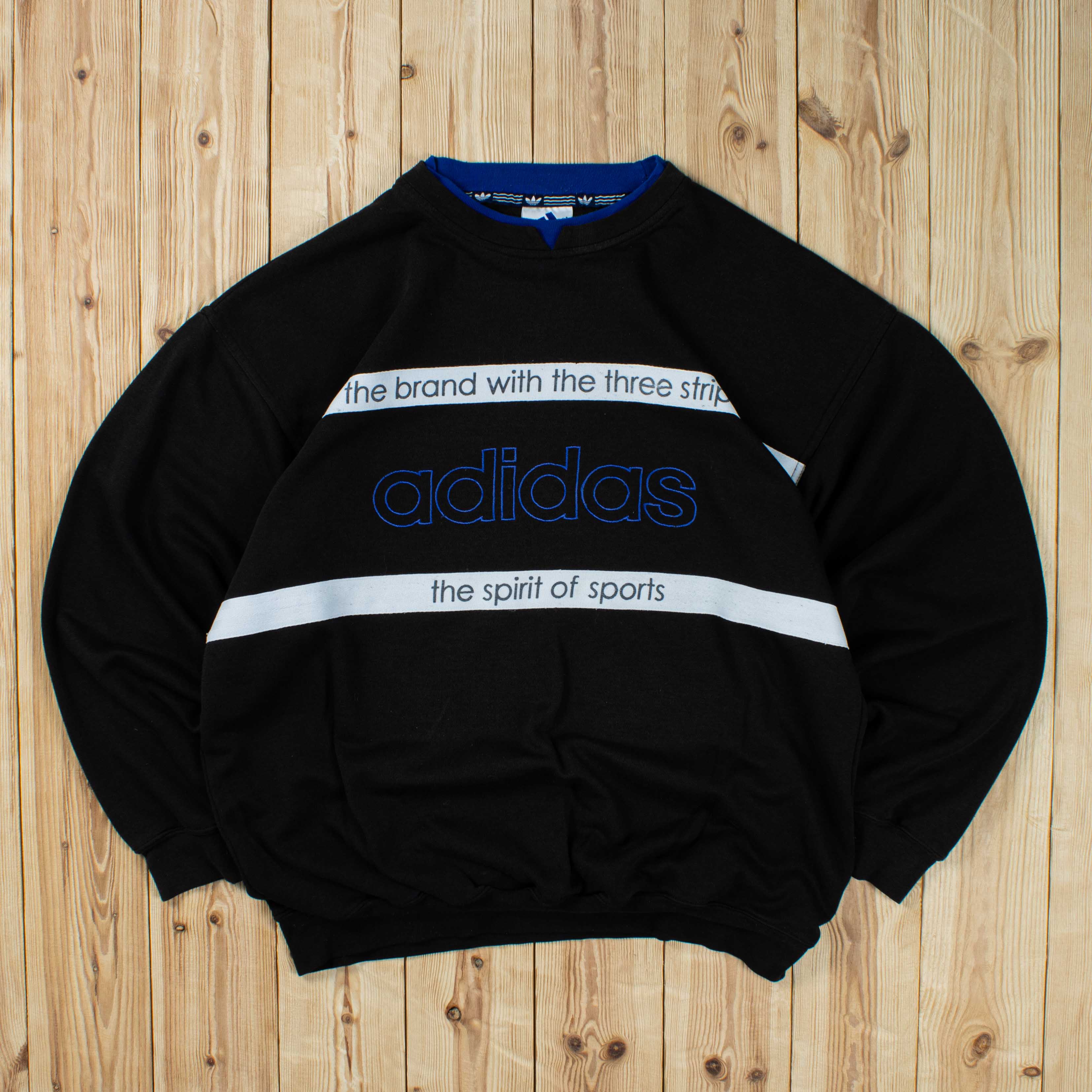 (L) Vintage Adidas The Brand With Three Stripes Sweatshirt