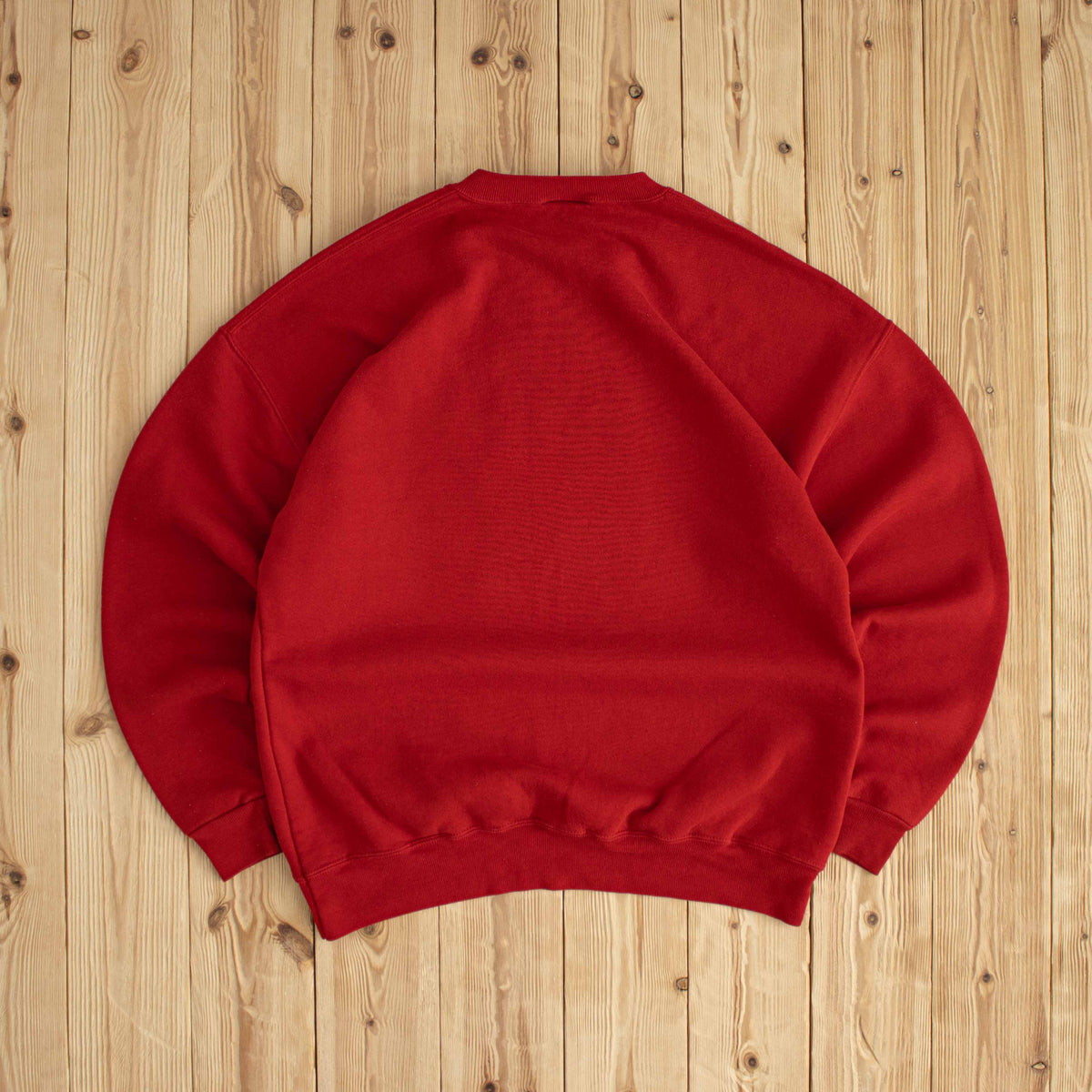 (M) Genus Mickey Vintage Embroidered Sweatshirt Red
