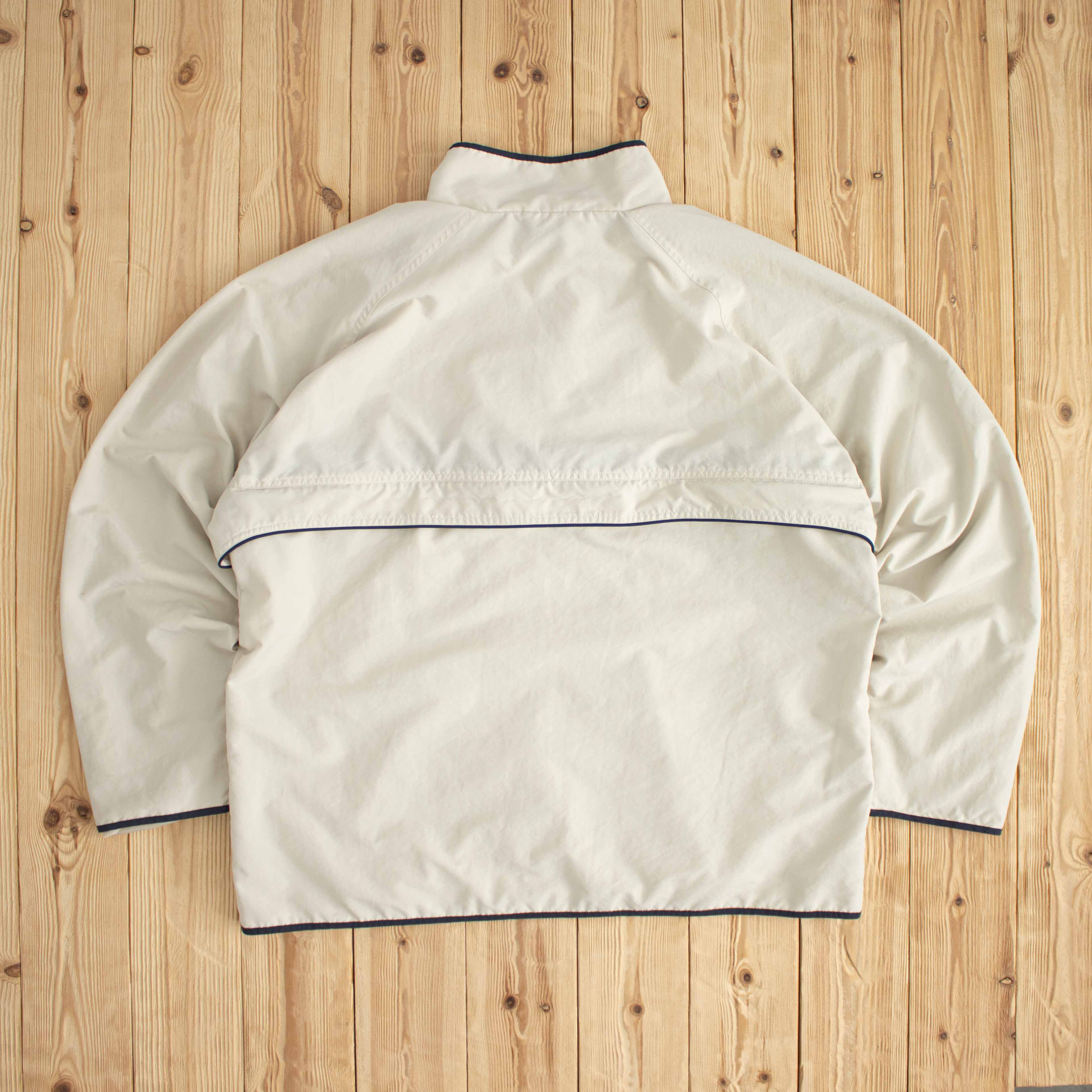 (XL) Adidas Vintage Quarter-Zip Jacket Beige