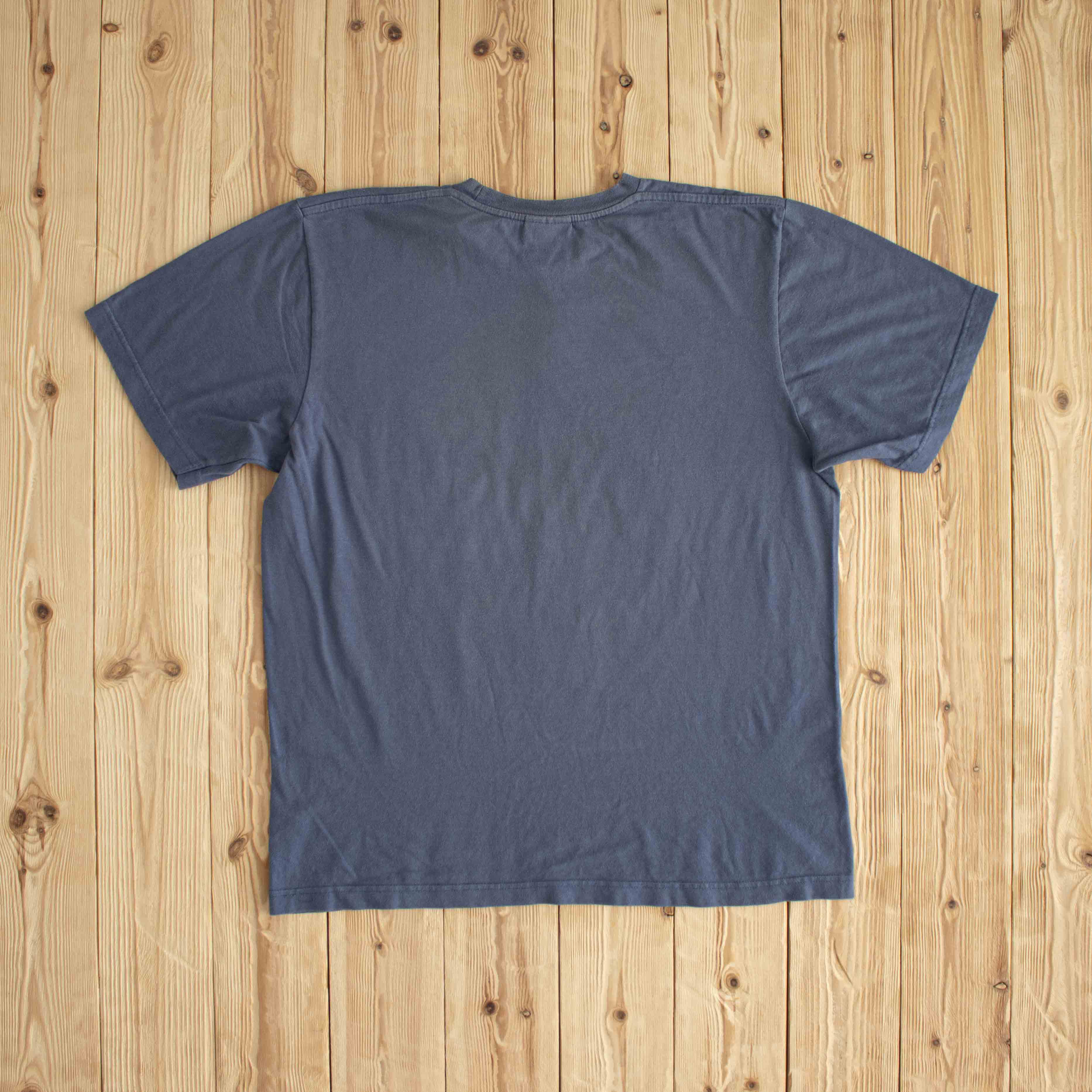 (M/L) Nike Swoosh 'Just Do It' Vintage T-Shirt Blue
