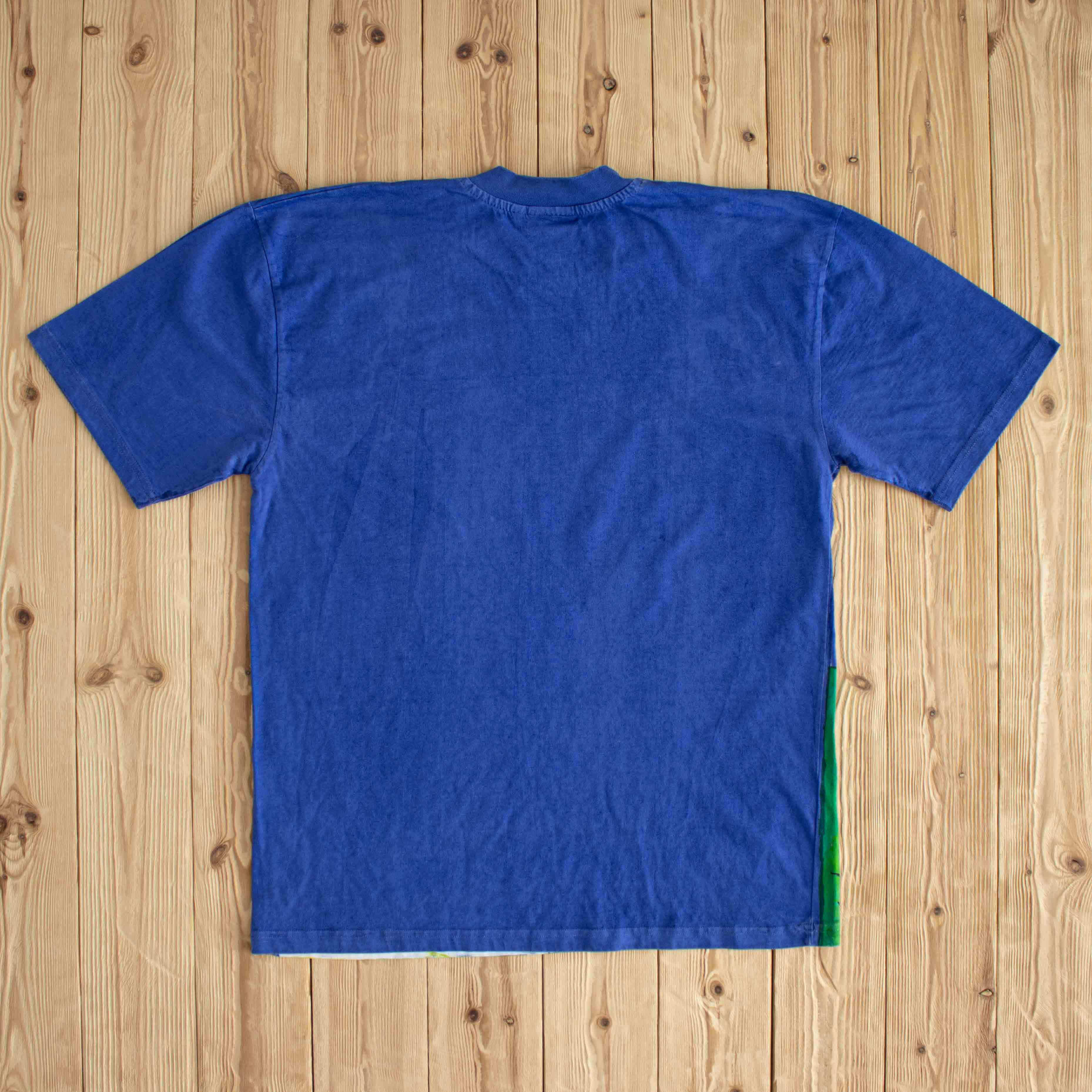 (L) Ark Hand Painted Vintage T-Shirt Blue