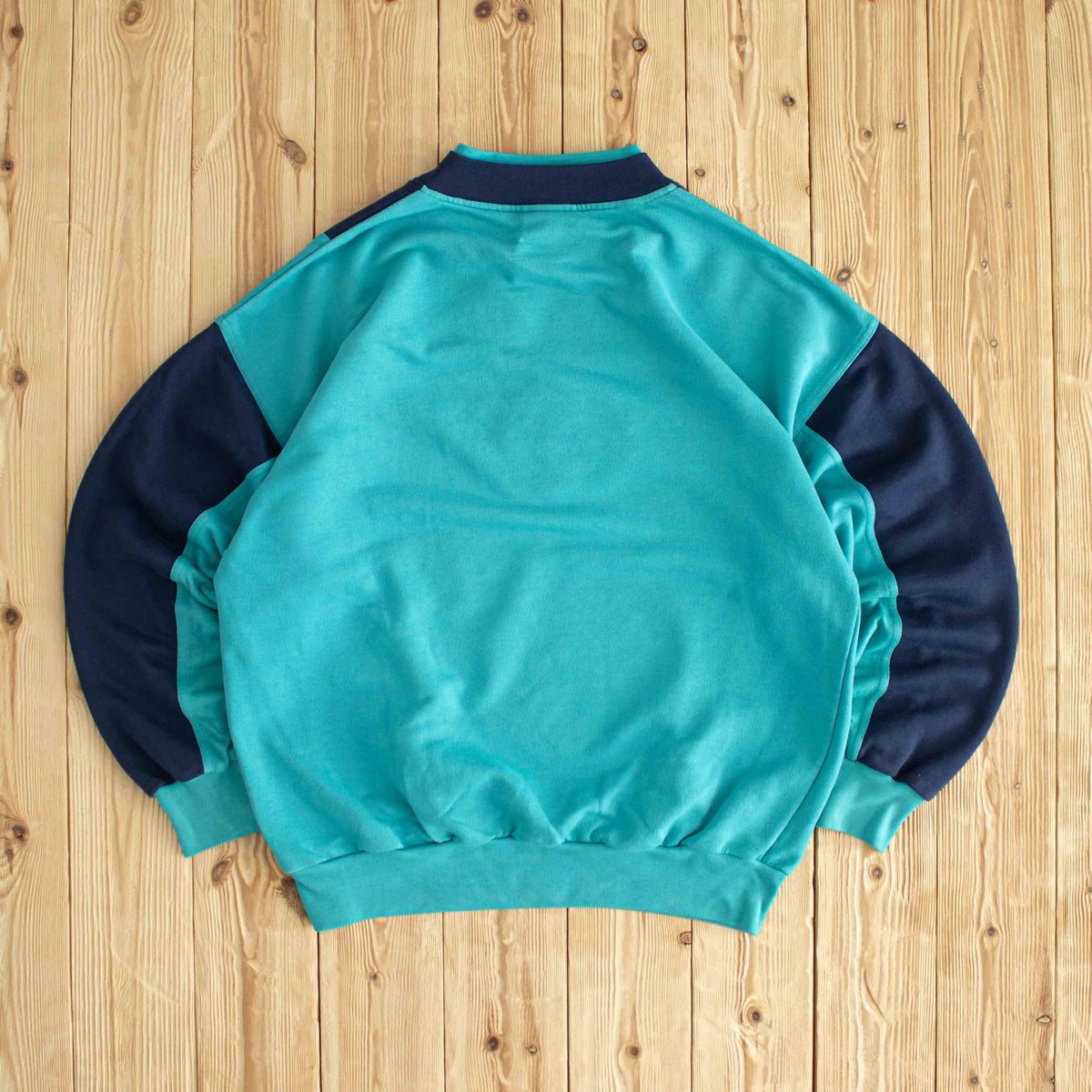 (L) Adidas Air Force Fashion Vintage Embroidered Sweatshirt Blue
