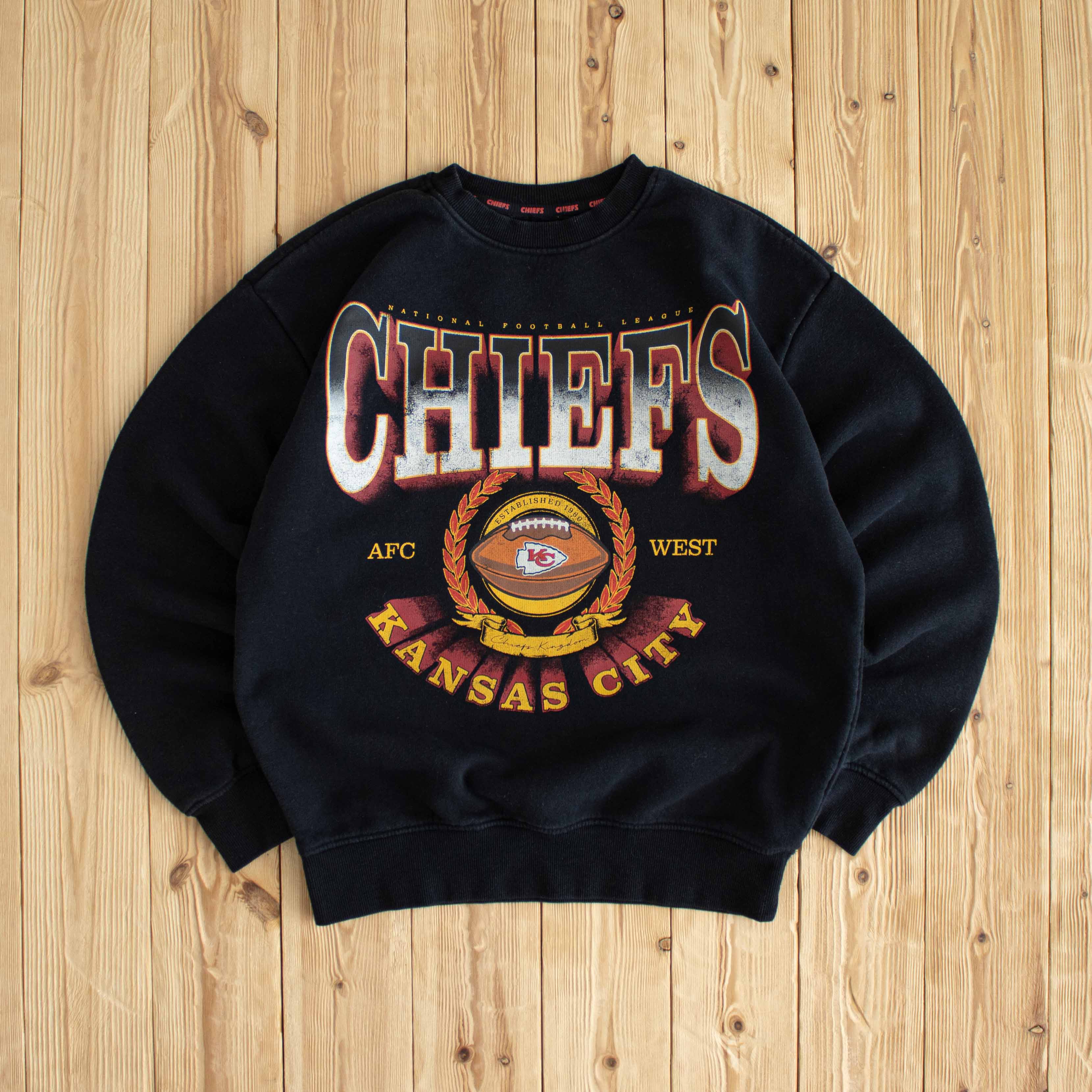 (L) NFL Kansas City Chiefs Sweatshirt Black
