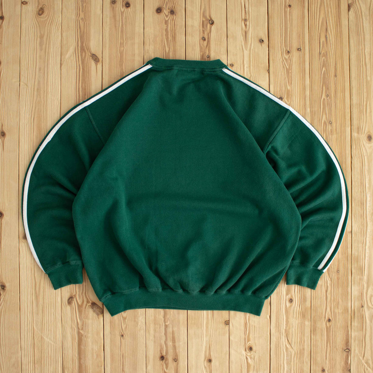 (L) Adidas Vintage Embroidered Sweatshirt Green