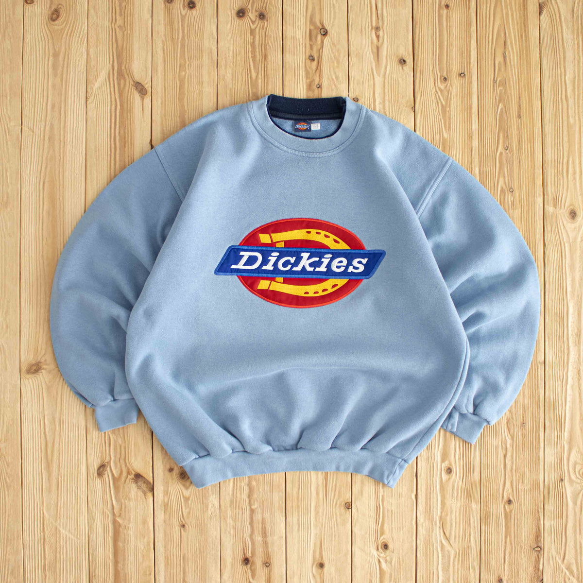 (M) Dickies Vintage Embroidered Sweatshirt Blue