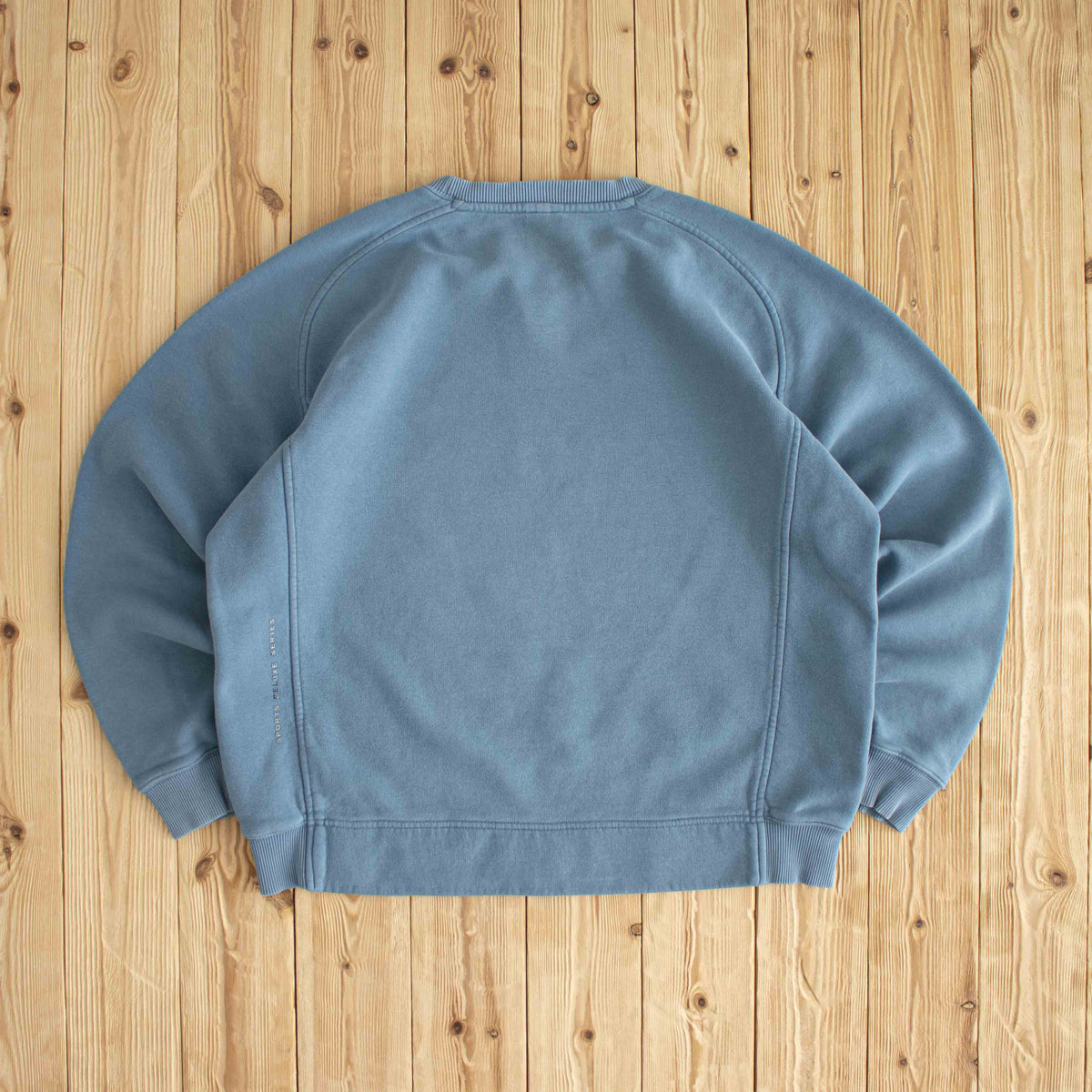 (L/XL) Nike SPRTSDLX Vintage Embroidered Sweatshirt Blue