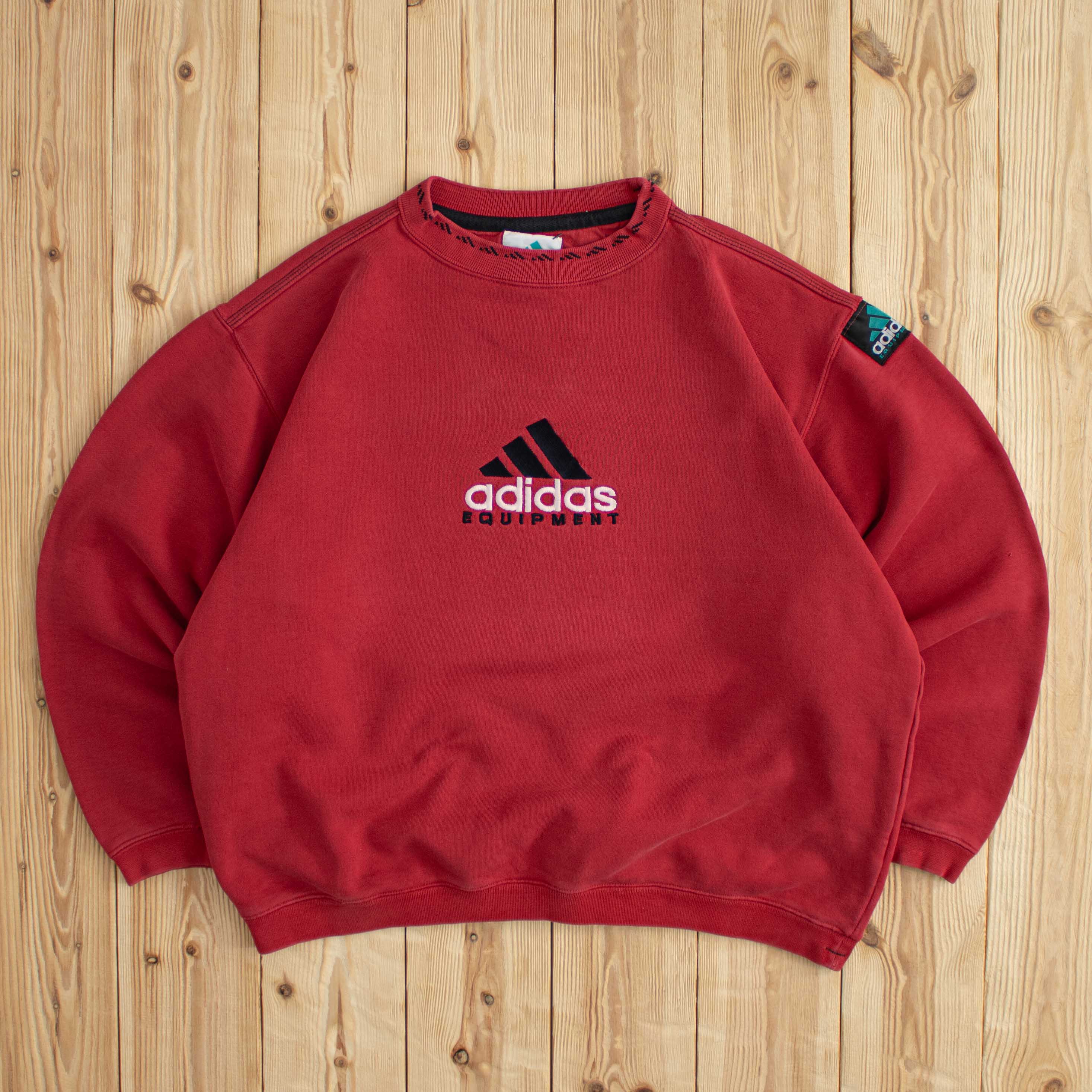 (M) Vintage Adidas Equipment Embroidered Sweatshirt