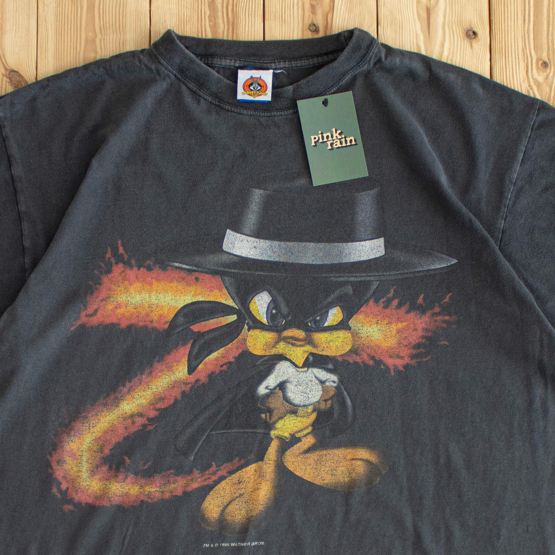 (L) 1999 Warner Bros Tweety Vintage T-Shirt Gray