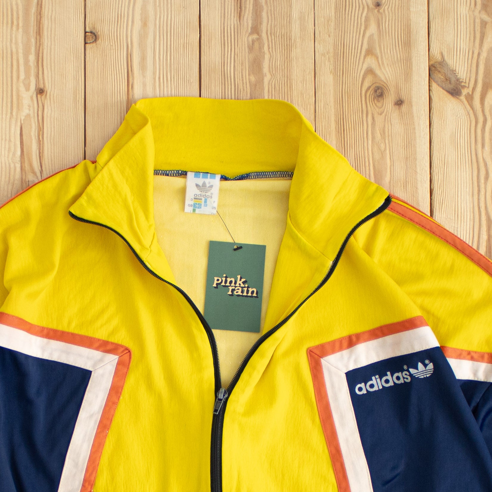 (L) Vintage Adidas Full-Zip Sweatshirt