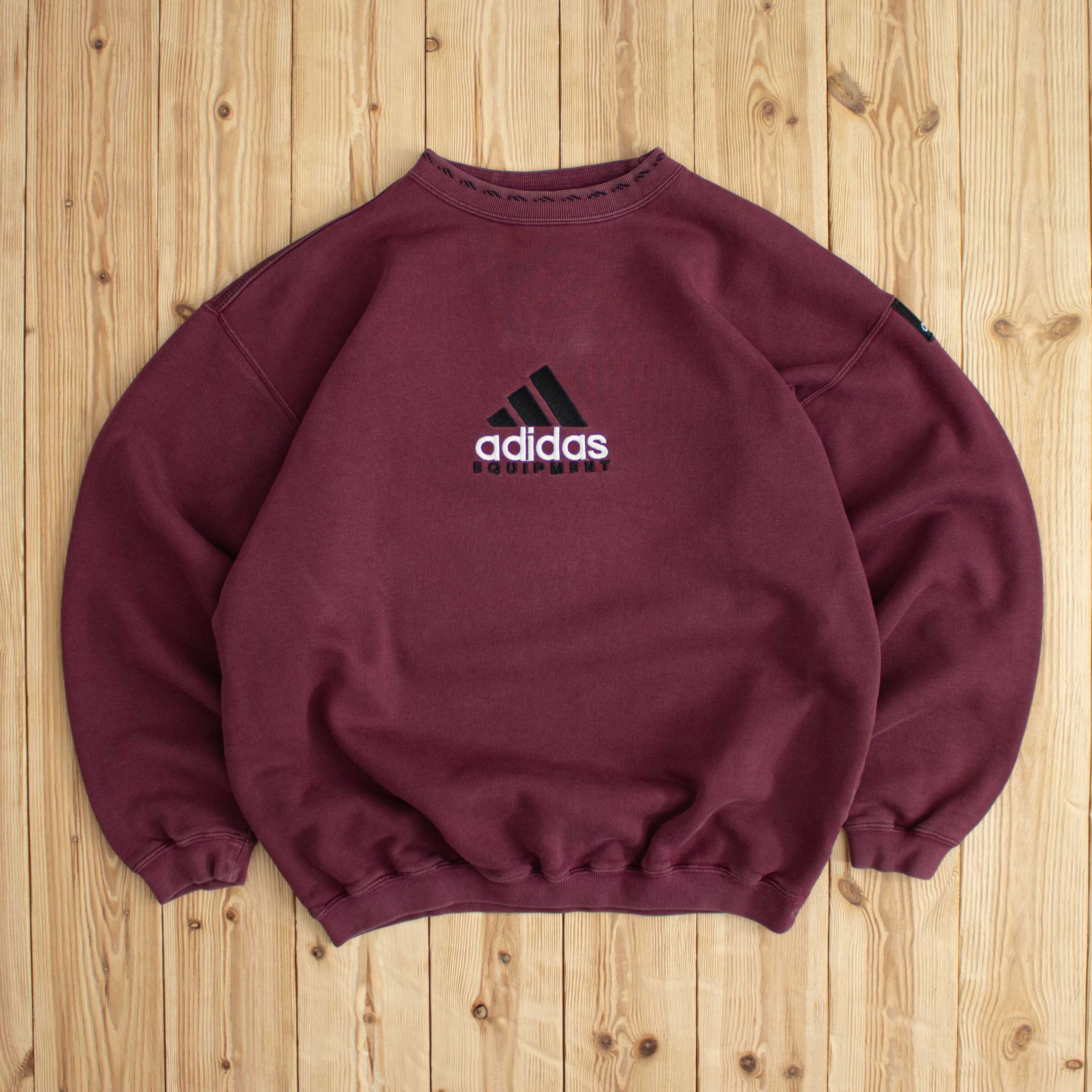 (M) Vintage Adidas Equipment Embroidered Sweatshirt