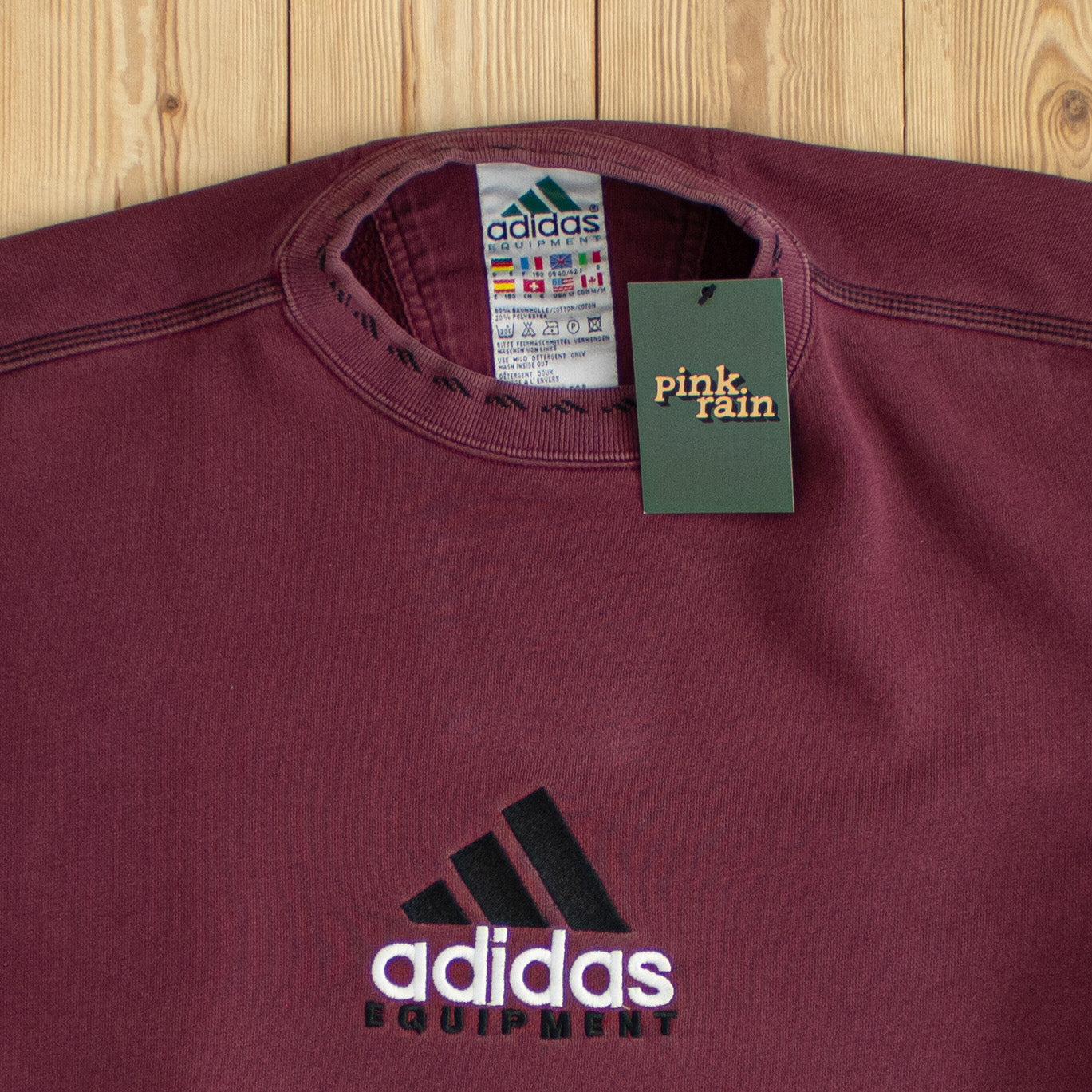 (M) Vintage Adidas Equipment Embroidered Sweatshirt