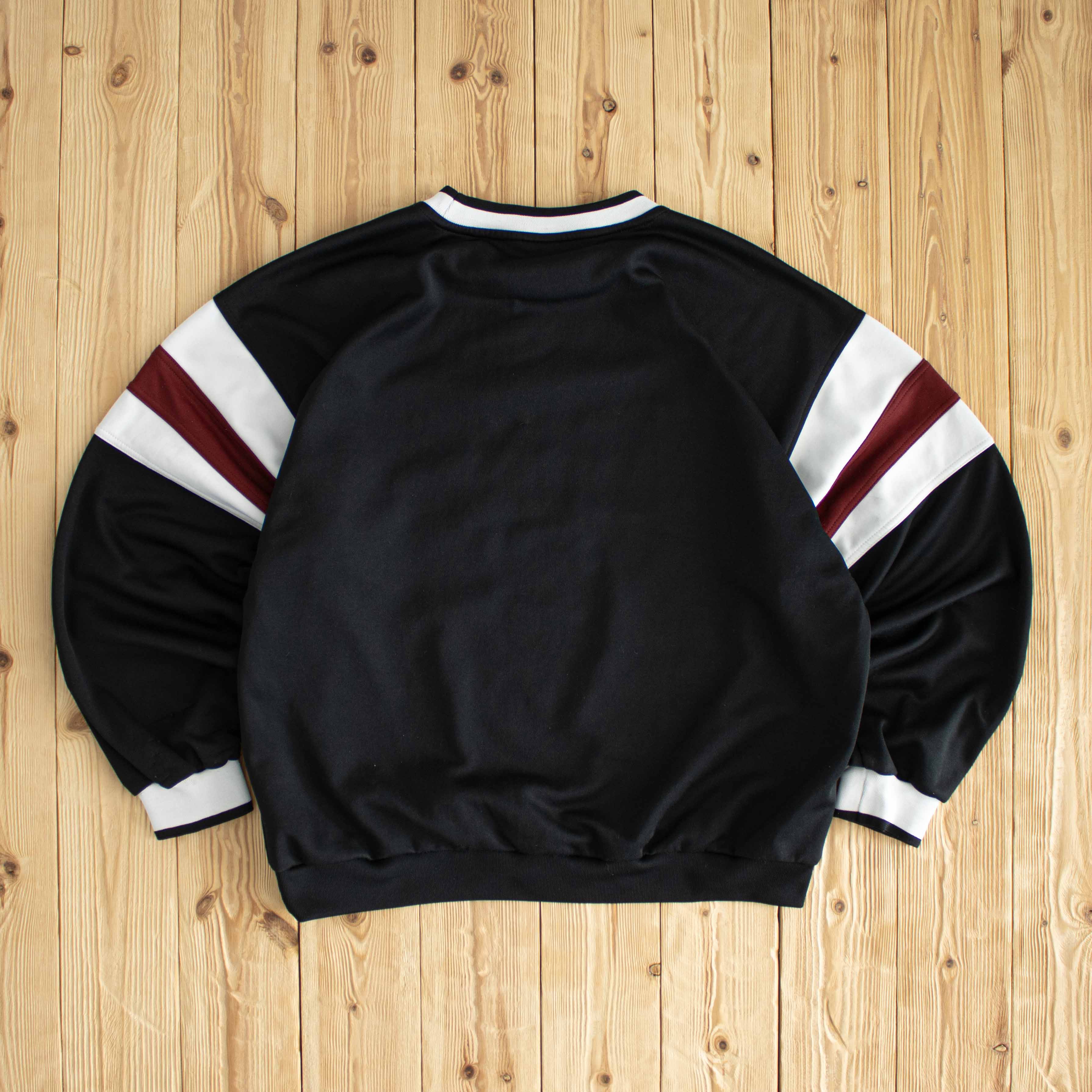 (L) Nike Spell Out Vintage Embroidered Sweatshirt Black