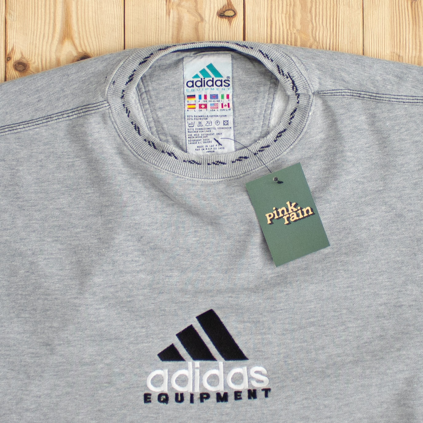 (M) Vintage Adidas Equipment Embroidered Sweatshirt