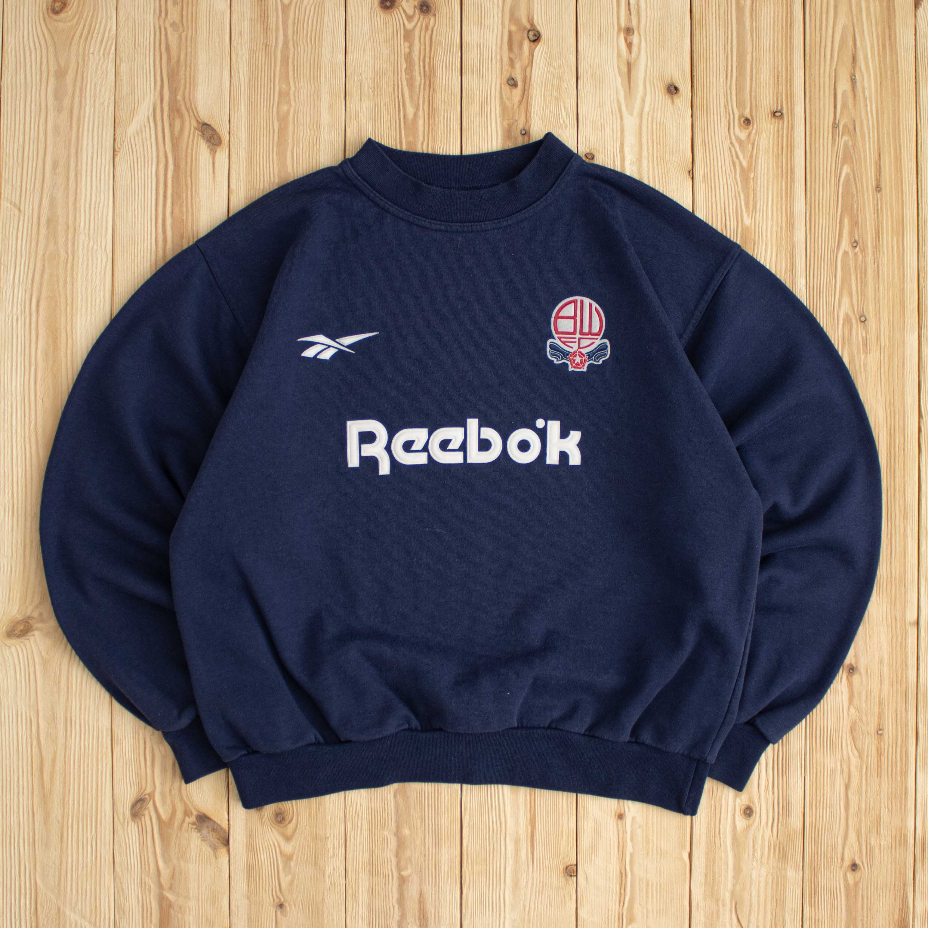(M) 1998 Reebok Bolton Wanderers Sweatshirt