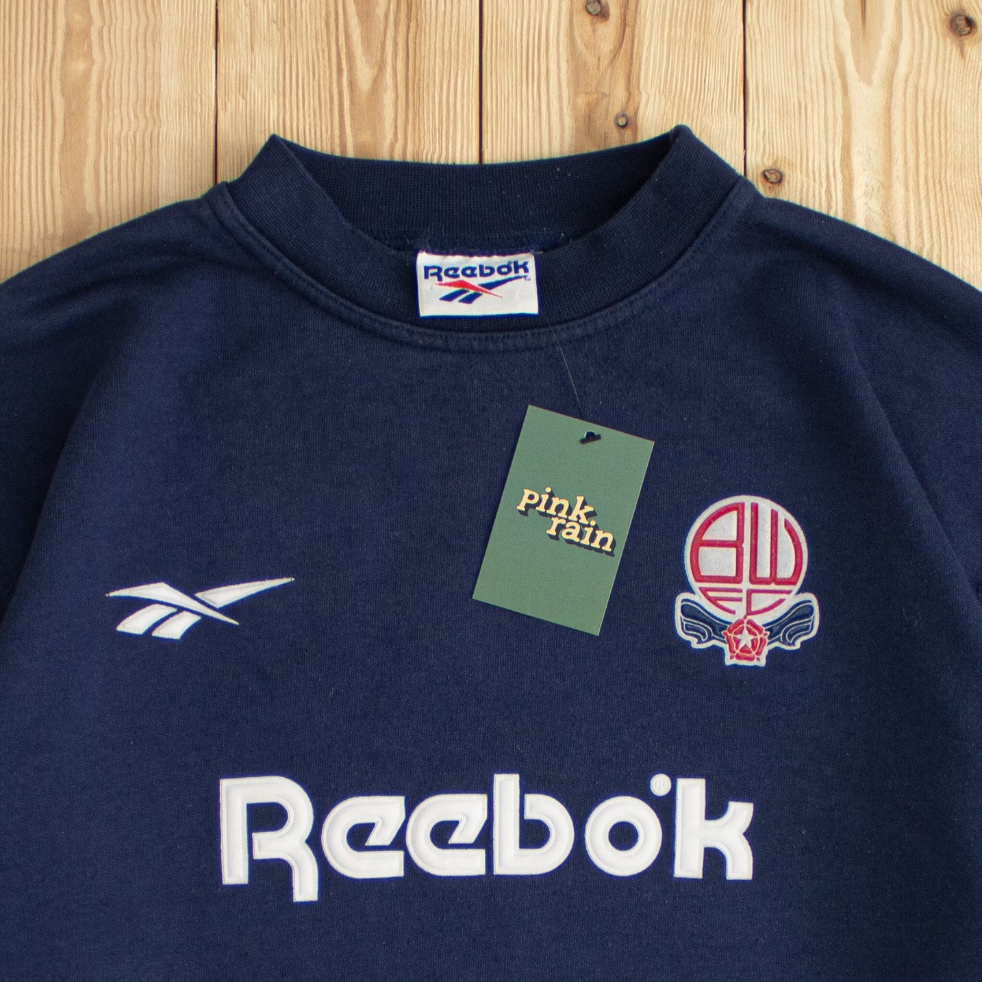 (M) 1998 Reebok Bolton Wanderers Sweatshirt