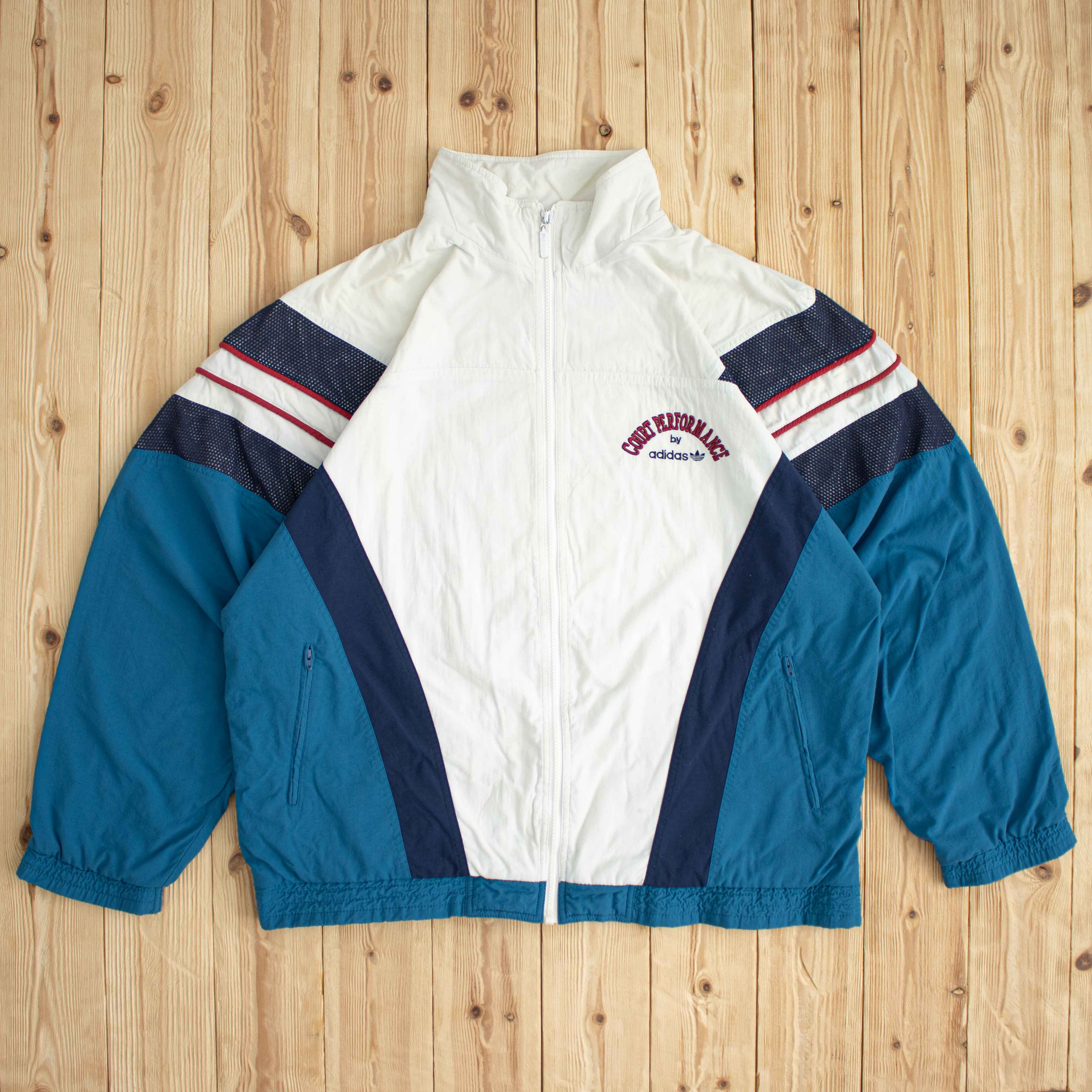 (XL) Vintage Adidas Court Performance Embroidered Jacket