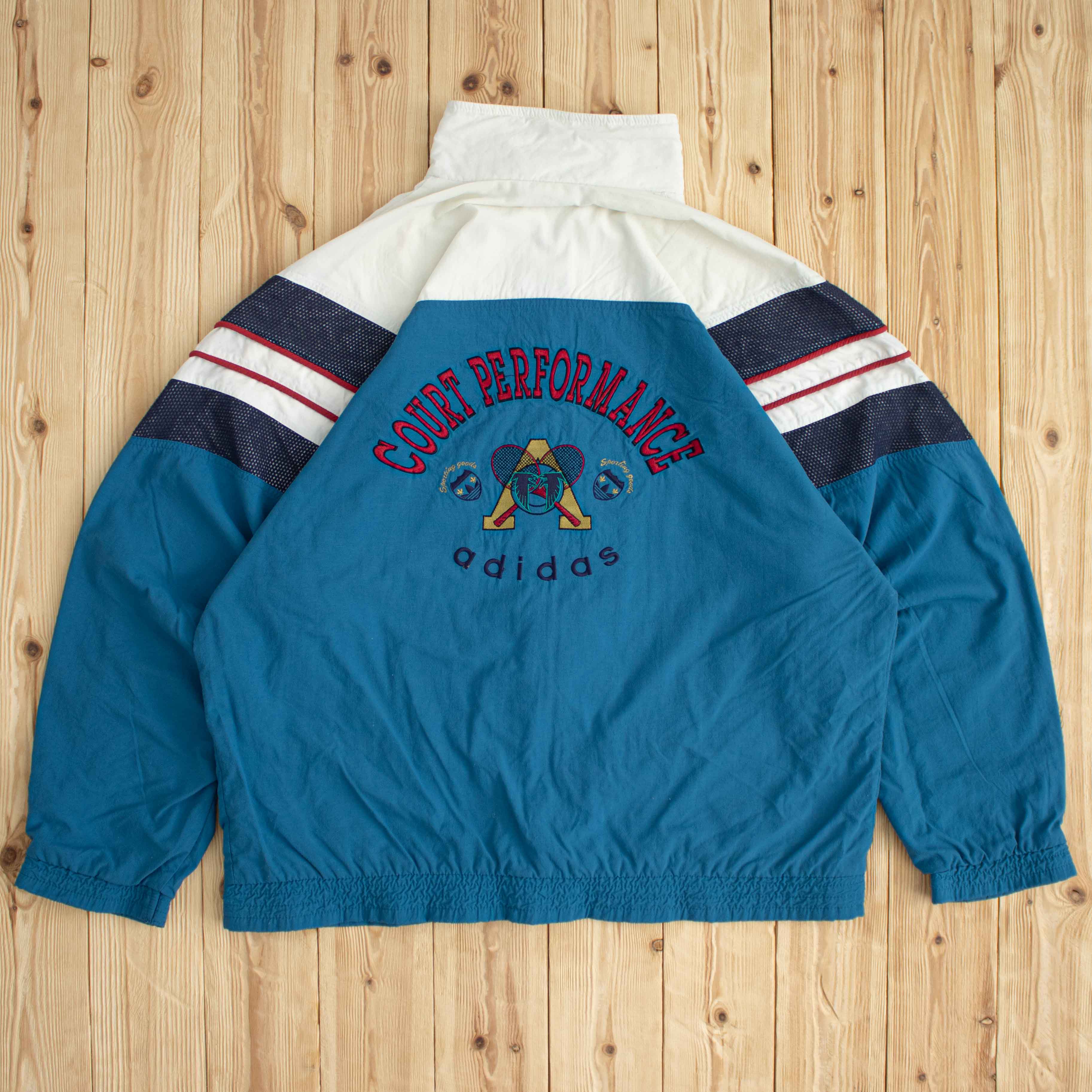 (XL) Vintage Adidas Court Performance Embroidered Jacket