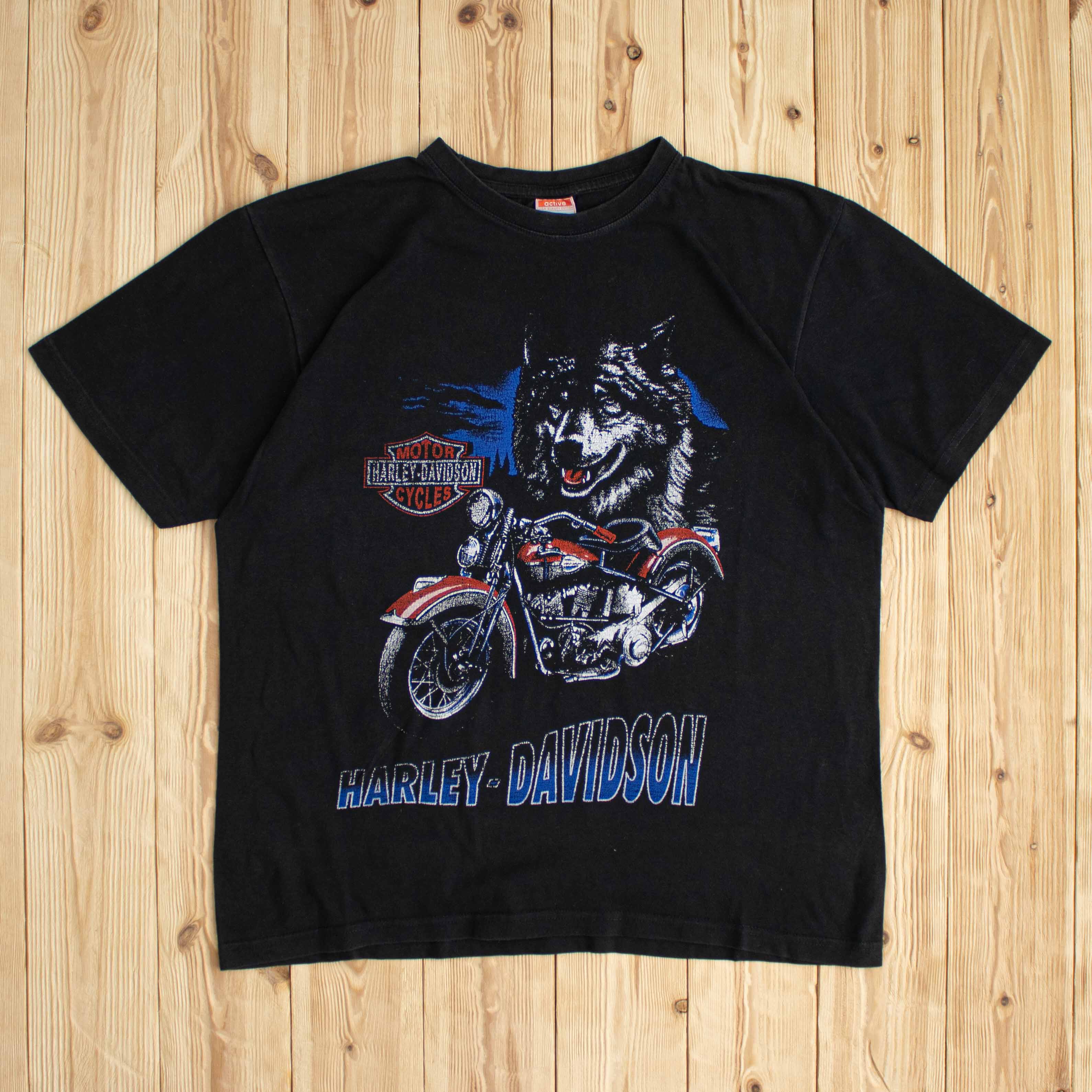 (M) Vintage Harley Davidson Wolf T-Shirt