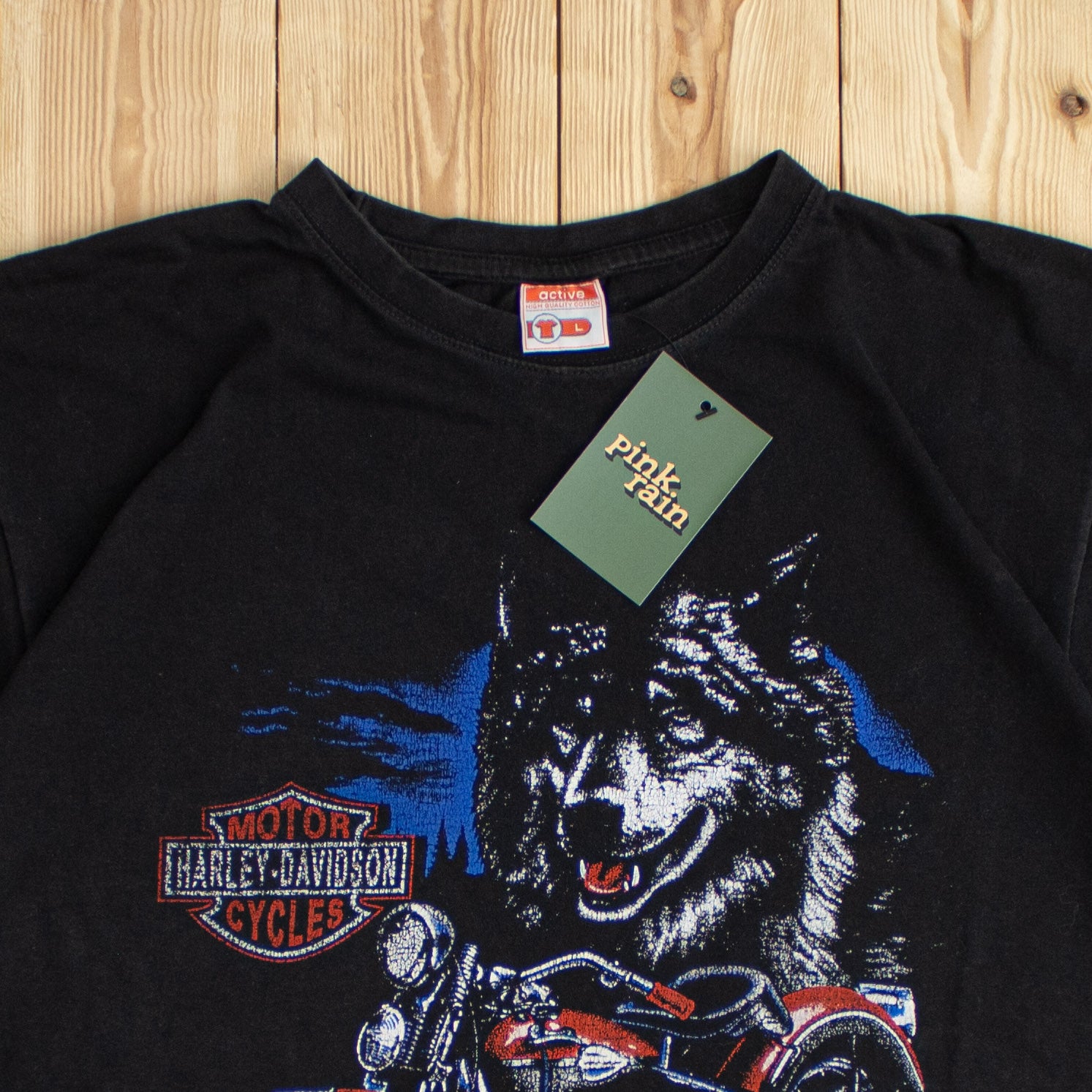(M) Vintage Harley Davidson Wolf T-Shirt
