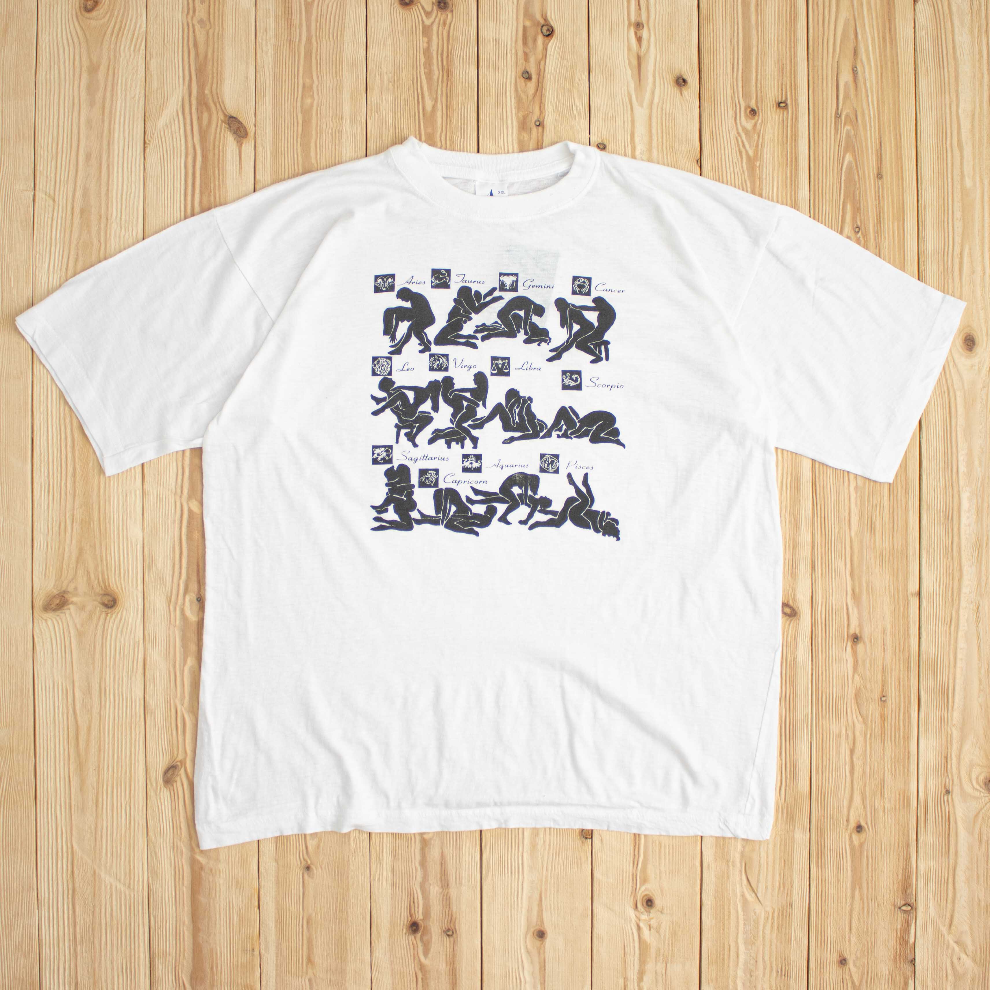 (M) Vintage Zodiac Kamasutra T-Shirt