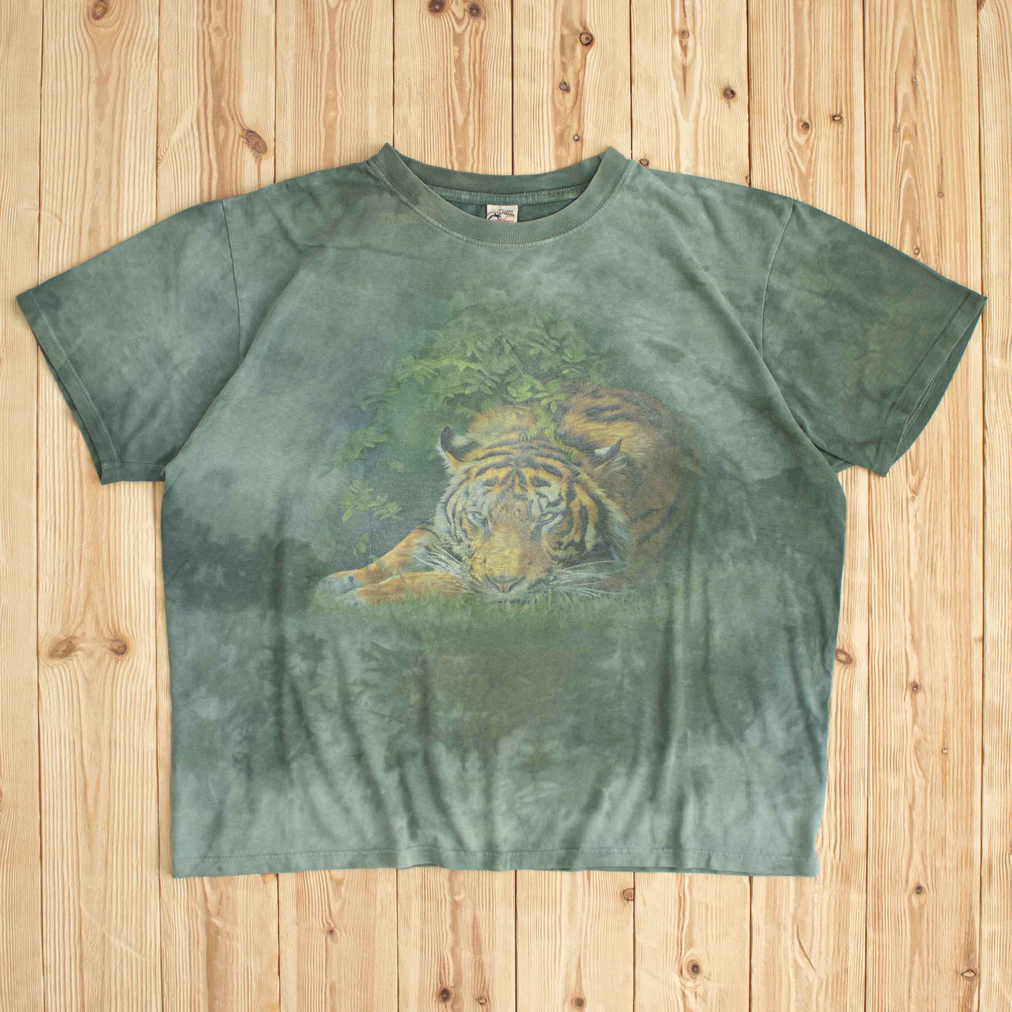 (L) Vintage Tiger Two-Sided T-Shirt