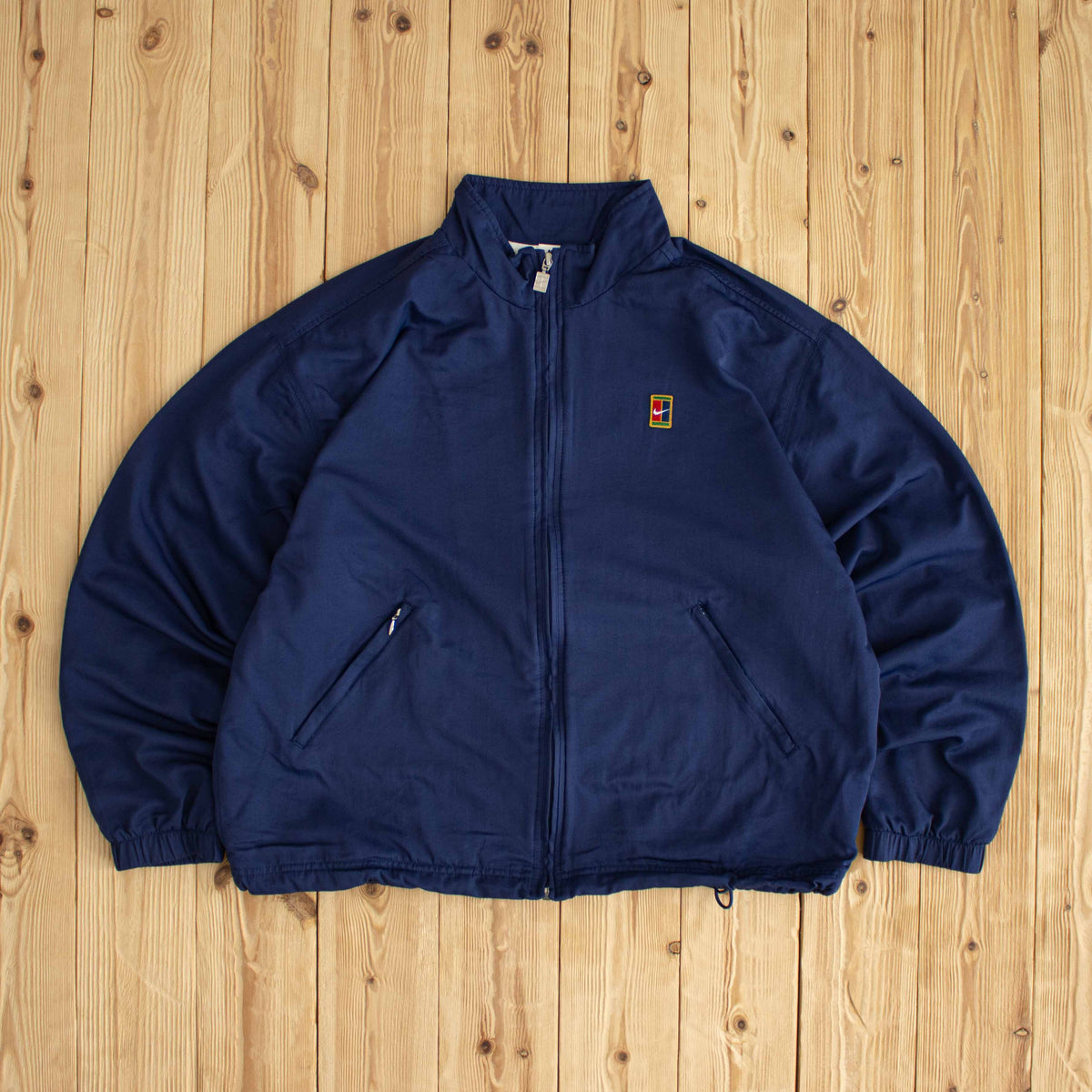 (M) Nike Vintage Essential Embroidered Jacket Blue