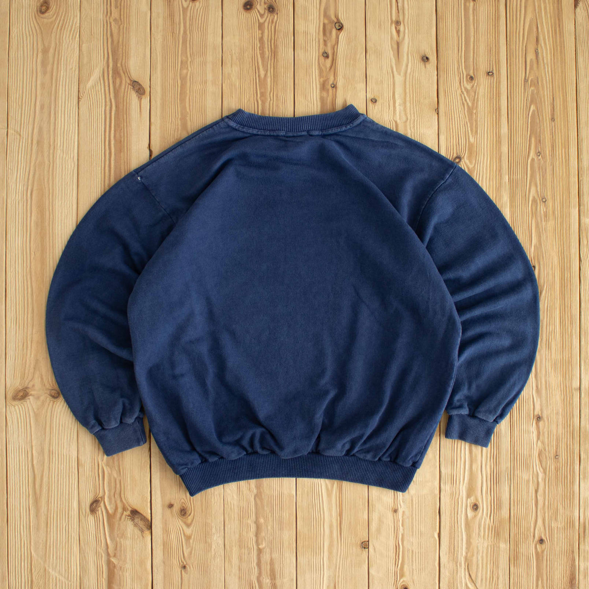 (S) Guess Jeans USA Vintage Embroidered Sweatshirt Blue