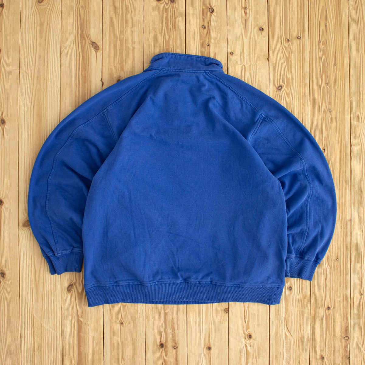 (S/M) Nike Team Boise State Broncos Vintage Embroidered Quarter-Zip Blue