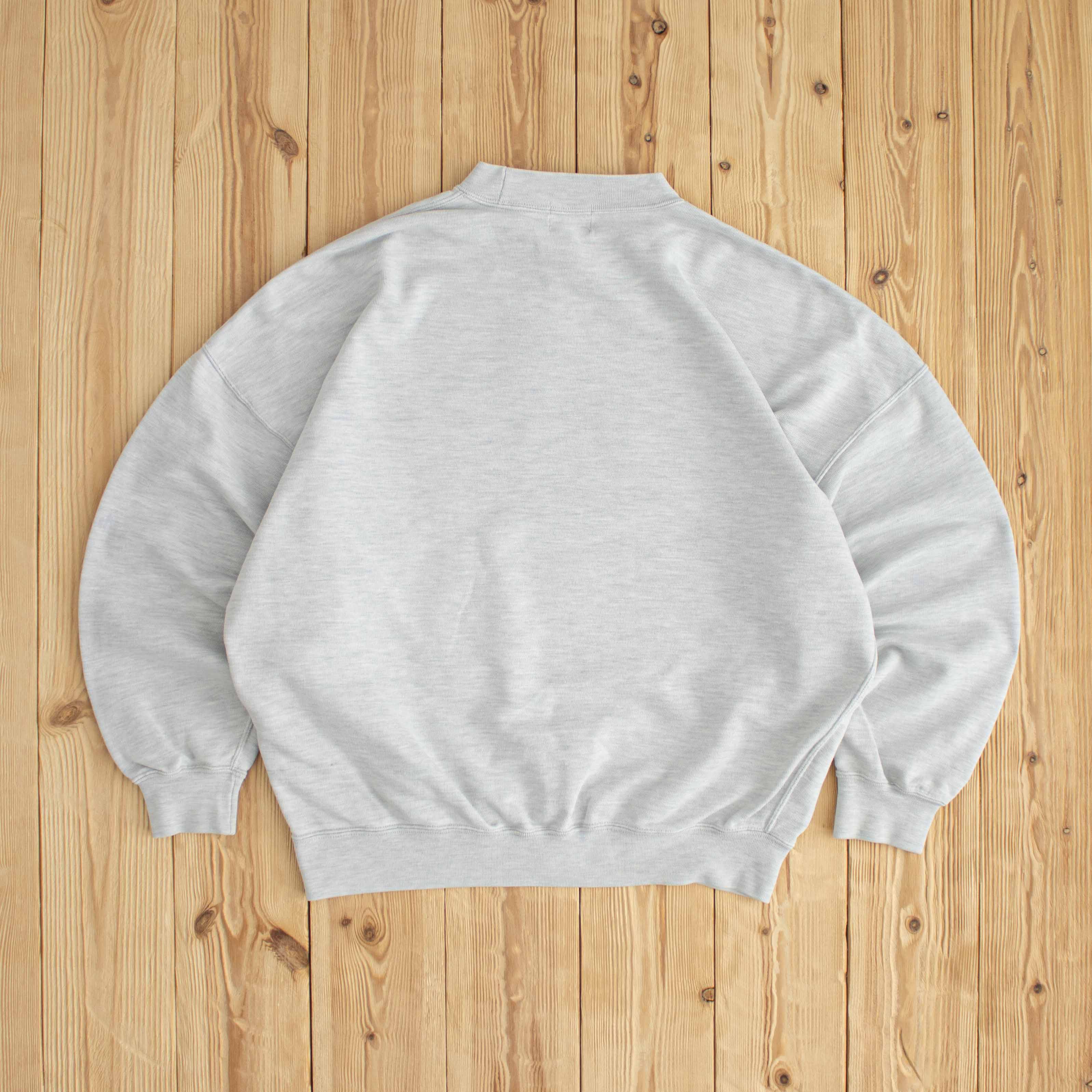 (S) Champion USA Vintage Embroidered Sweatshirt White