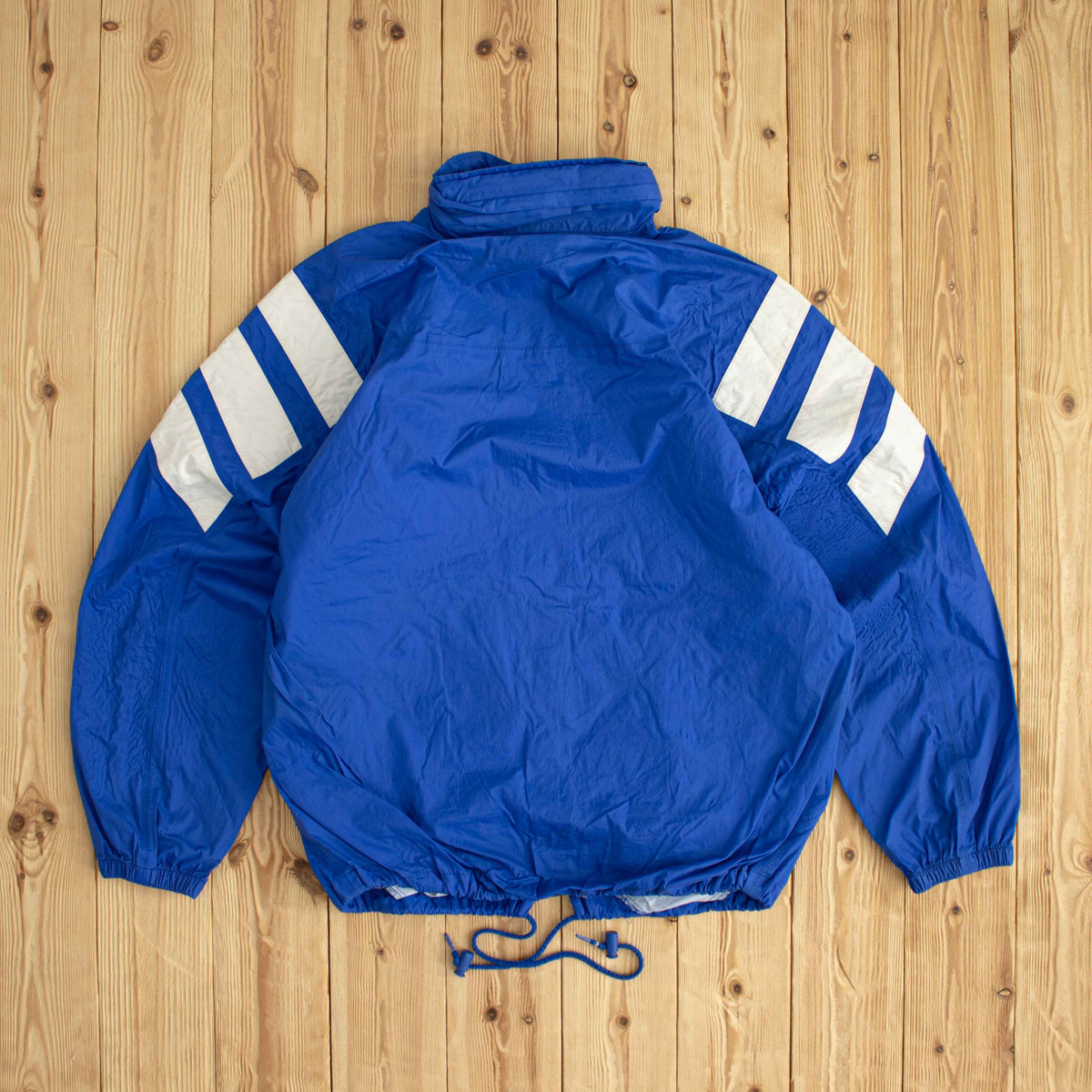 (L) Adidas F.C. Bayern München Vintage Shell Jacket Blue