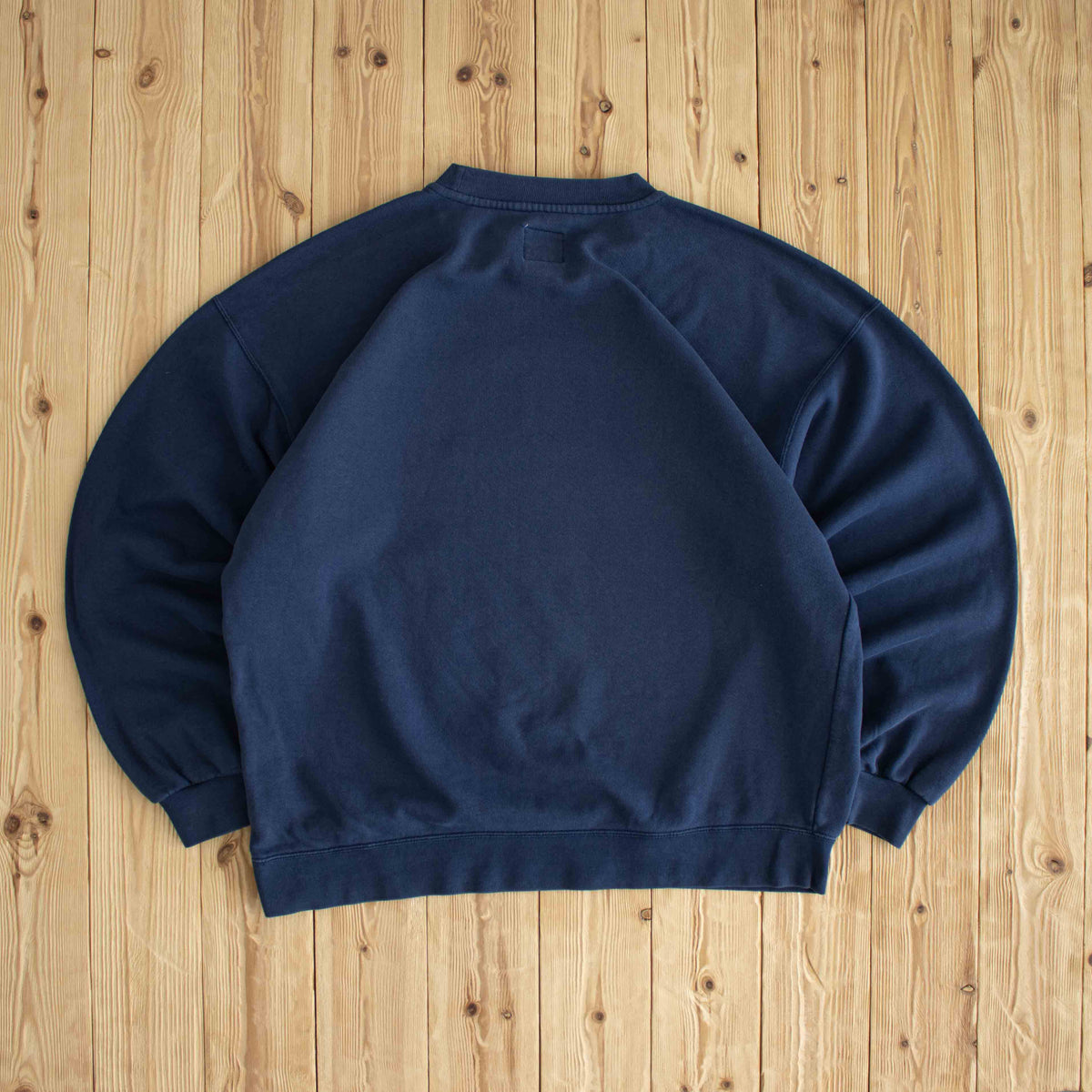 (XL) Nike Spell Out Vintage Embroidered Sweatshirt Blue