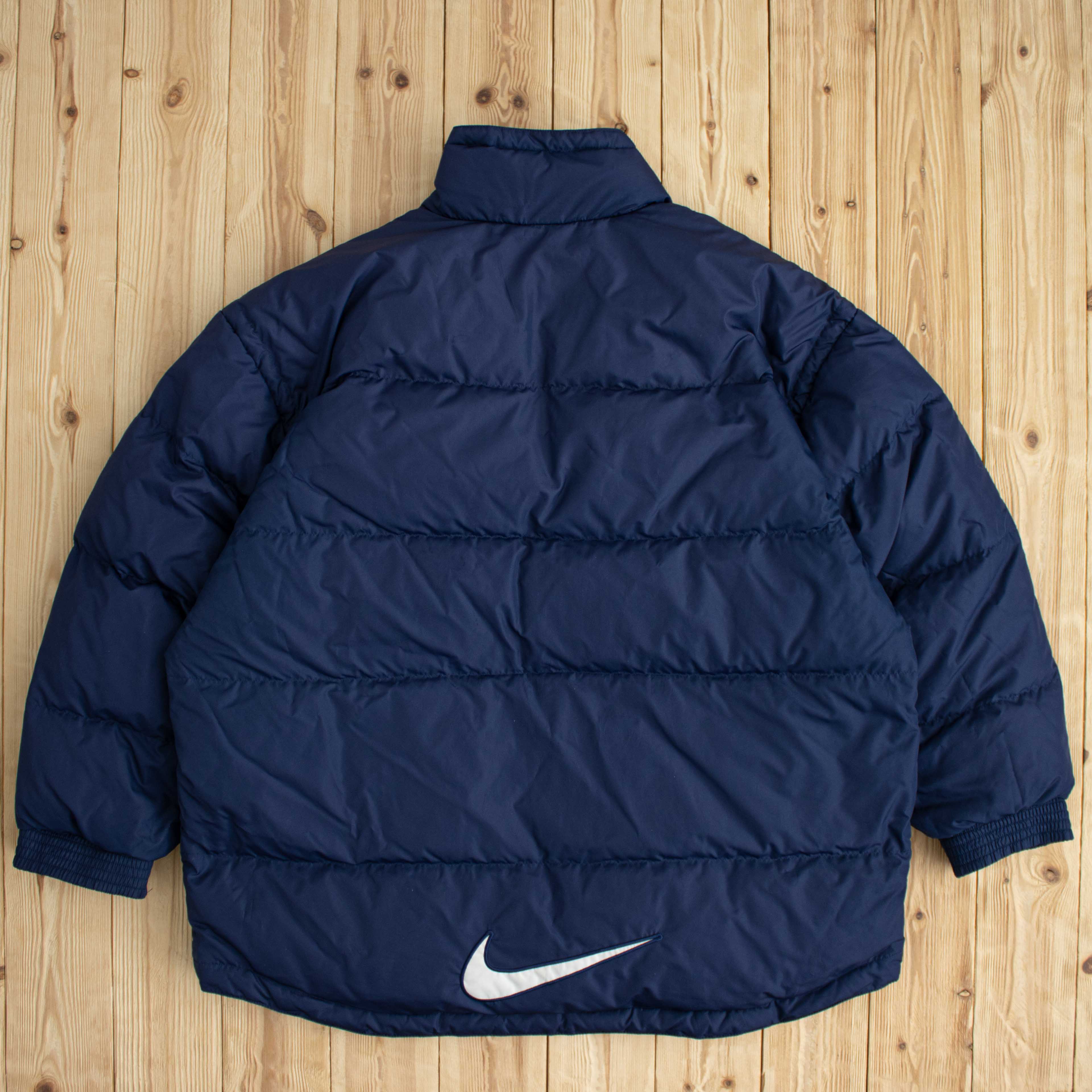 (XL) Vintage Nike Essential Embroidered Puffer Jacket