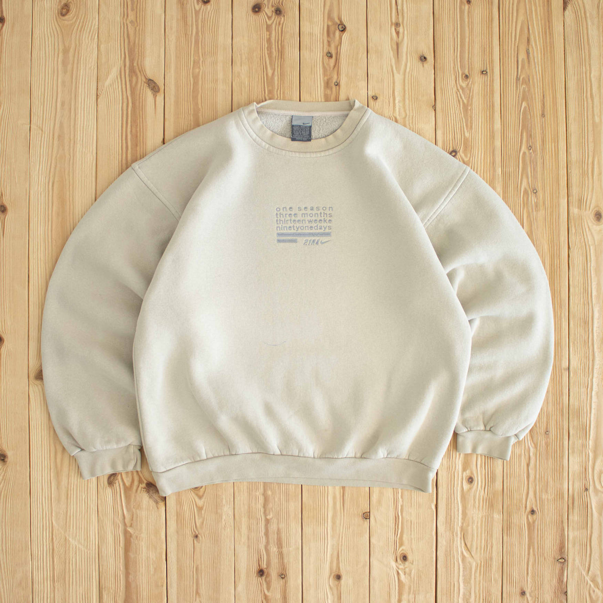 (M) Nike 2184 Vintage Sweatshirt Beige