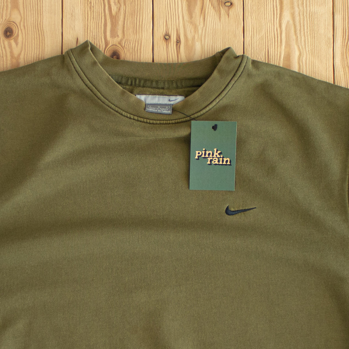 (M) Nike Vintage Essential Embroidered Sweatshirt Green