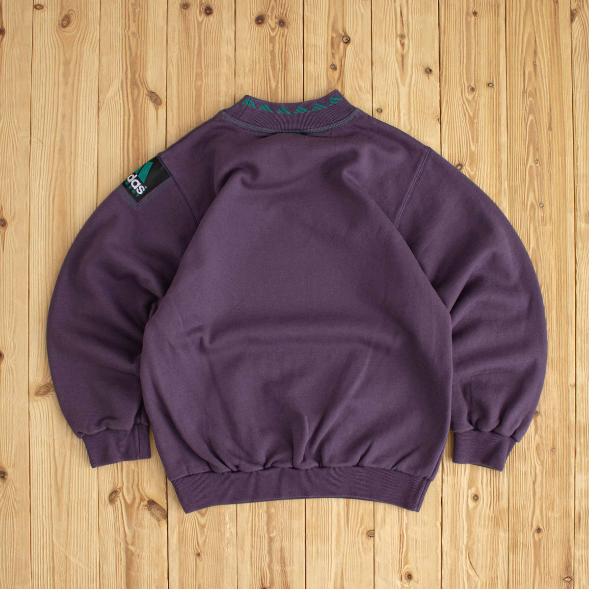 (S/M) Adidas Equipment Vintage Embroidered Sweatshirt Purple