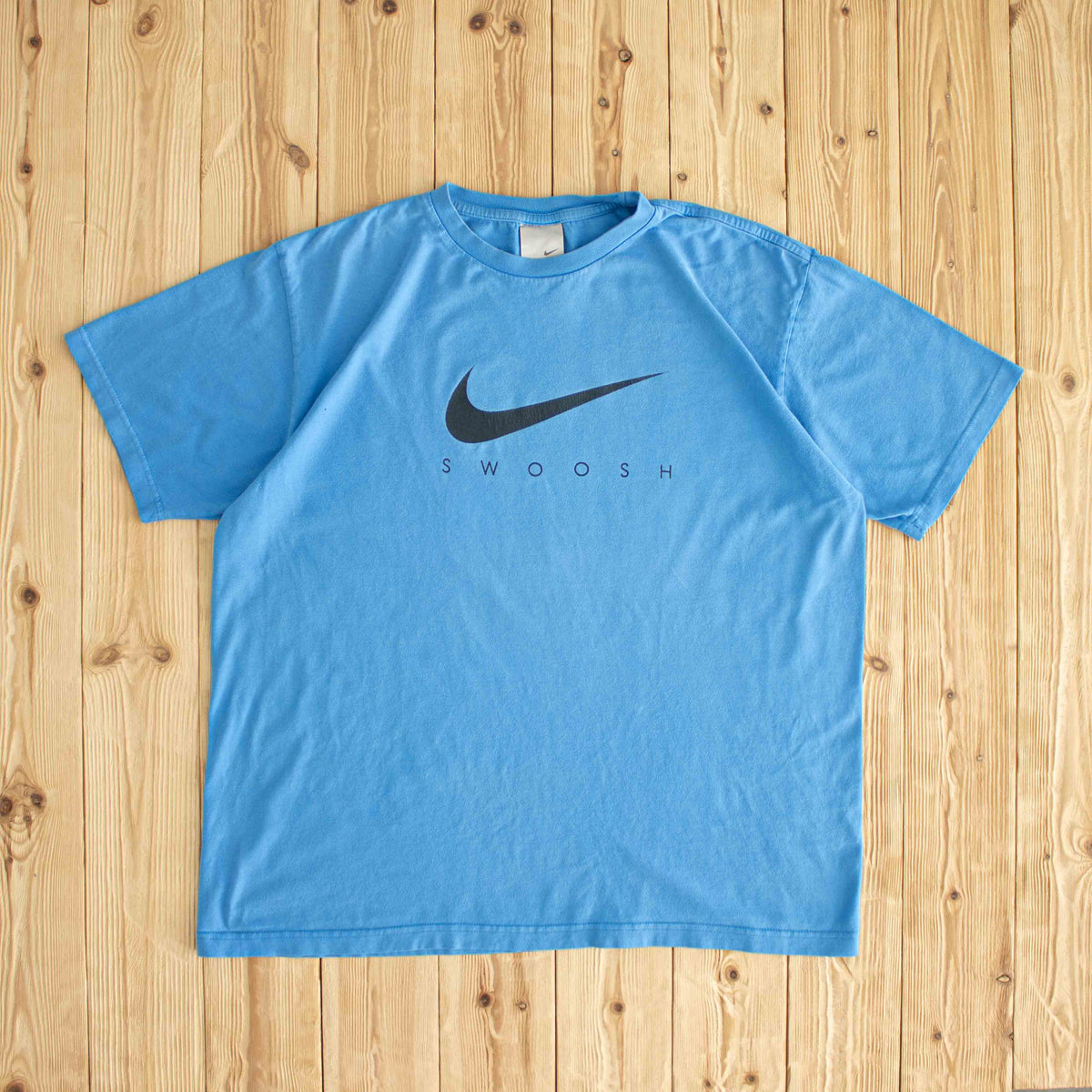 (XL) Nike Swoosh Vintage T-Shirt Blue