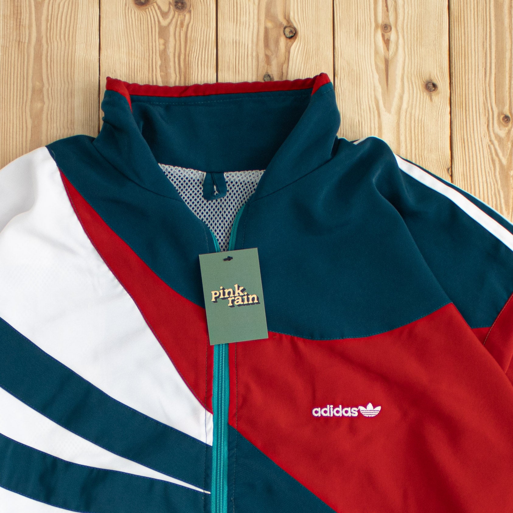 (XL) Vintage Adidas Embroidered Jacket