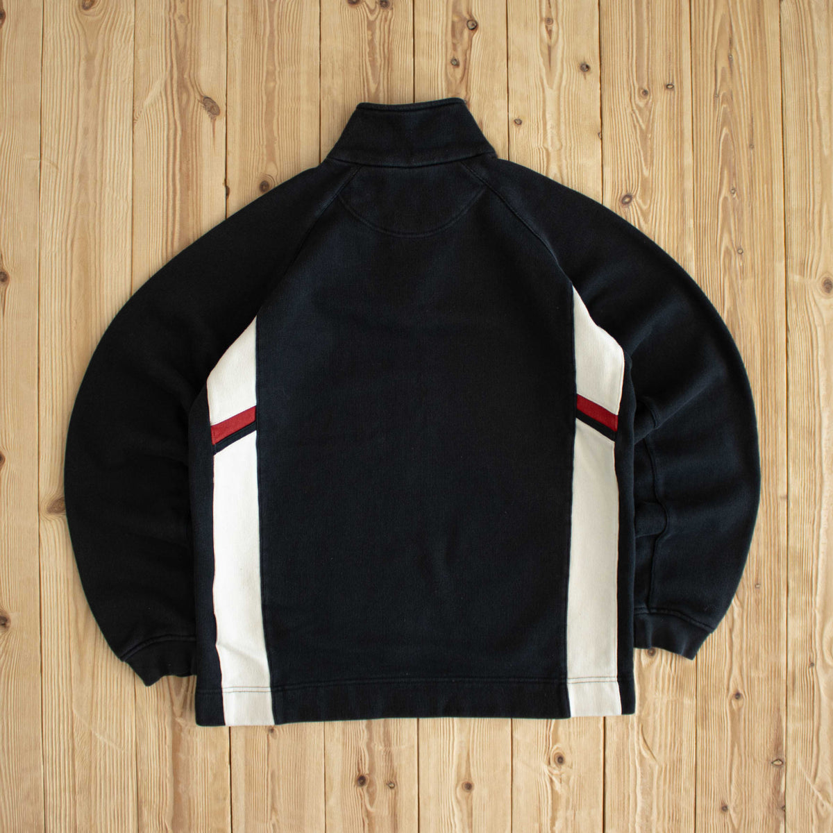 (M) Nike Bowerman One Drive Vintage Embroidered Full-Zip Sweatshirt Black