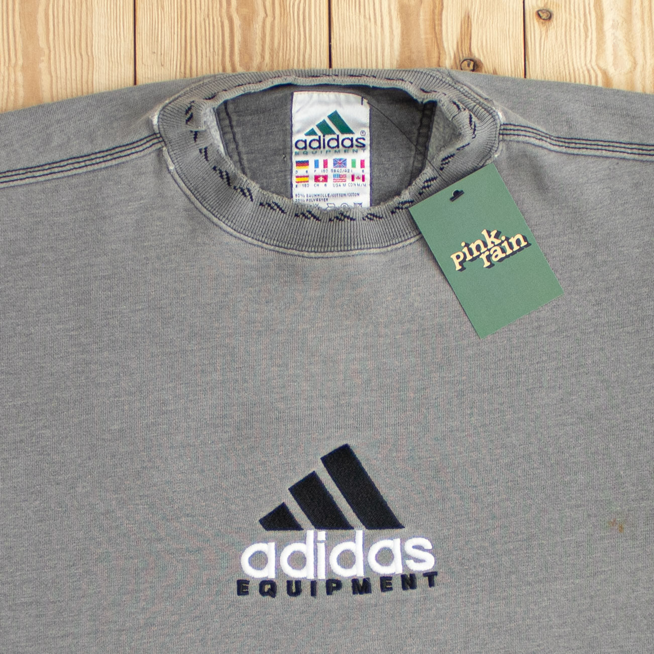 (M) Vintage Adidas Equipment Embroidered Sweatshirt