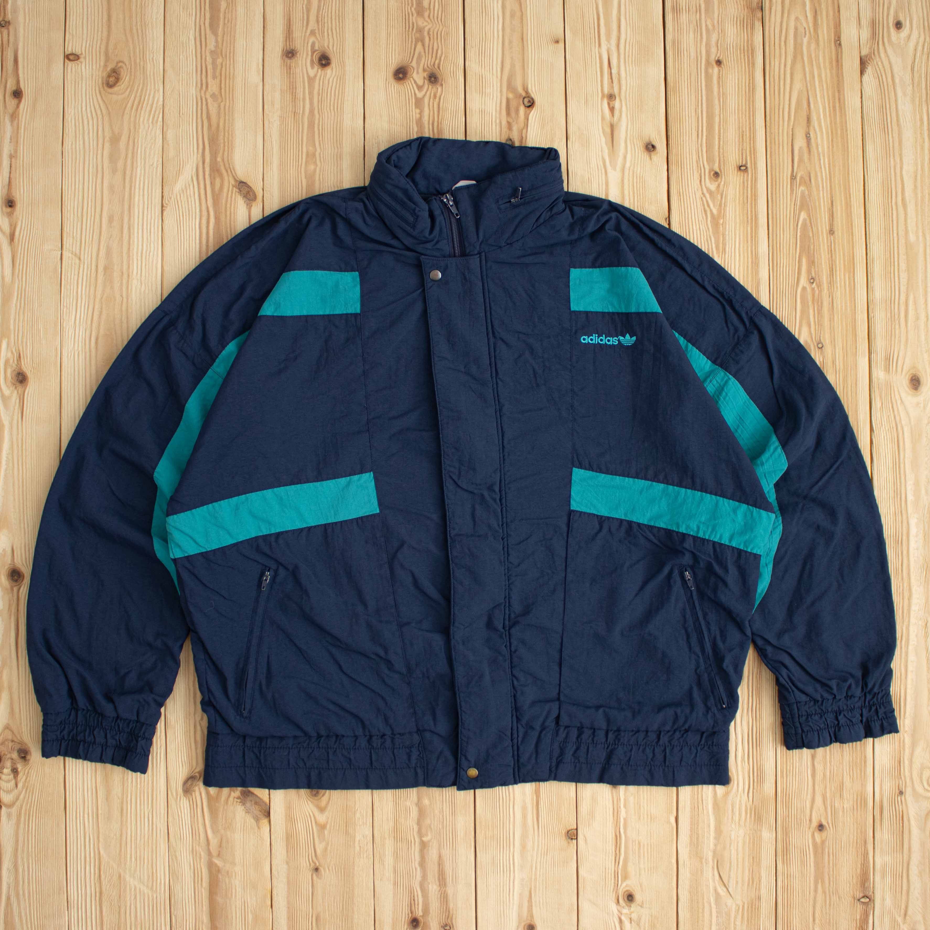 (L) Vintage Adidas Embroidered Jacket