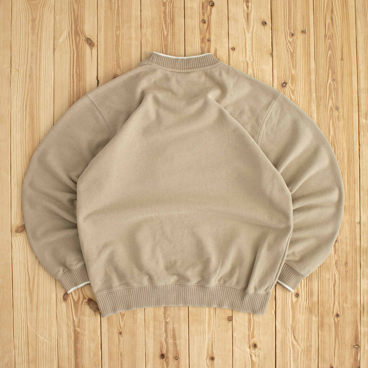 (S/M) Puma Vintage Embroidered Sweatshirt Beige